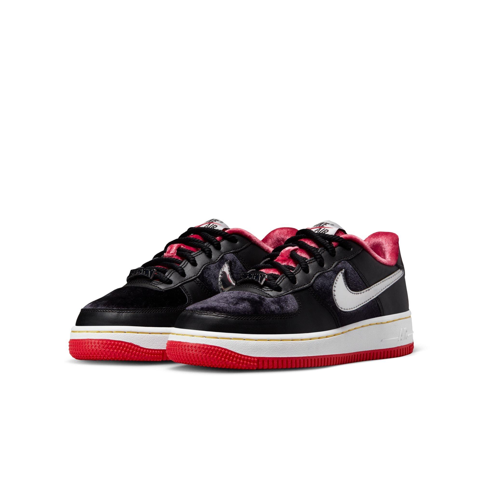 Nike Air Force 1 Low Black/White/Red/Gum