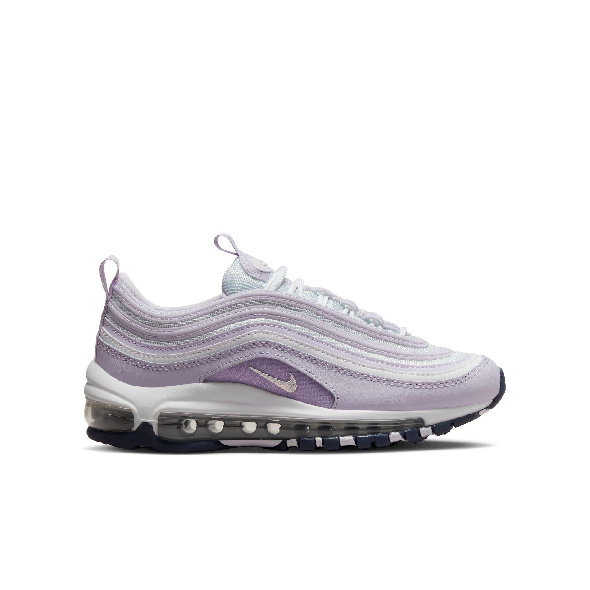 Nike air max 97 purple 2024 and white