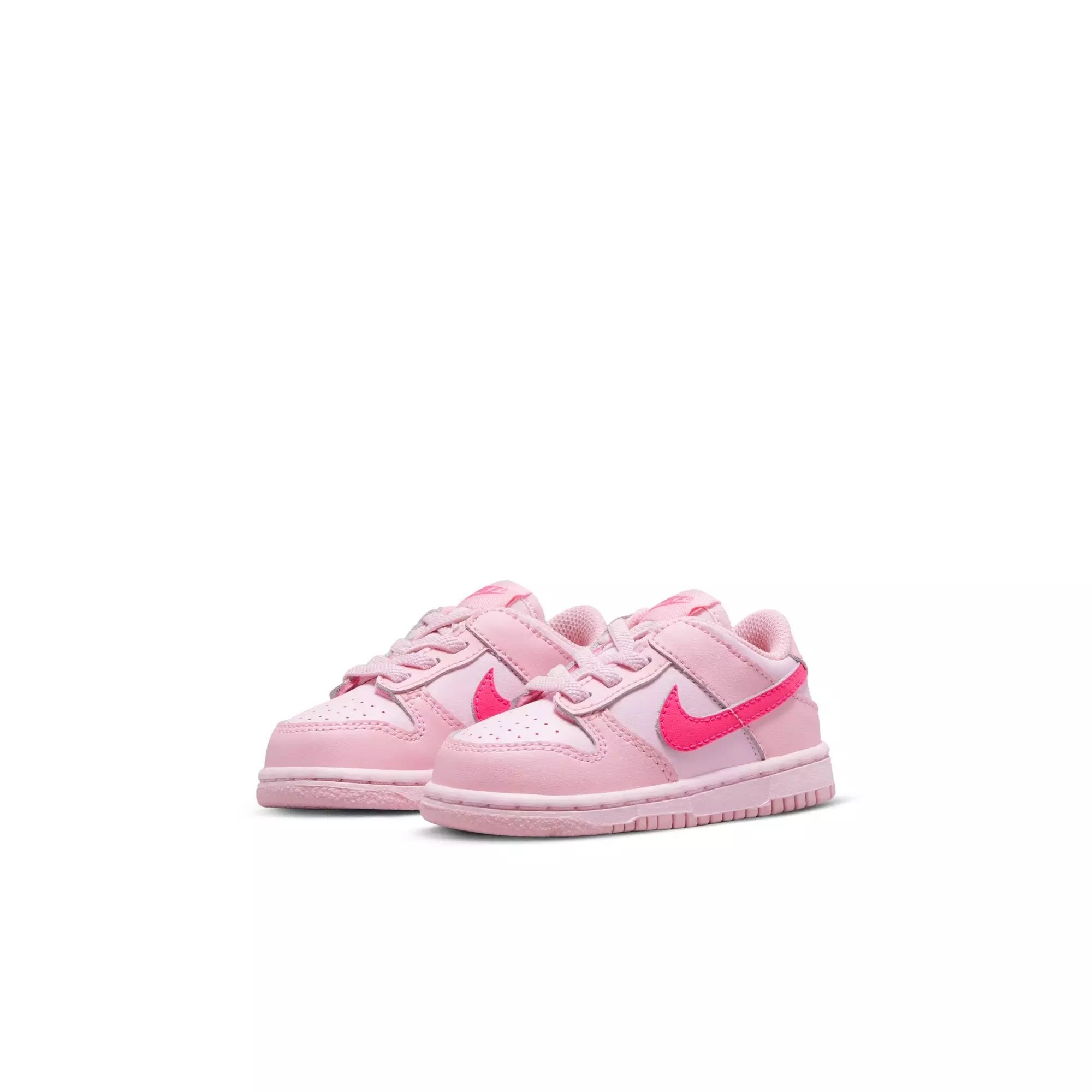 Nike Dunk Low "Med Soft Pink/Pink Foam/Hyper Pink" Toddler Girls' Shoe - PINK