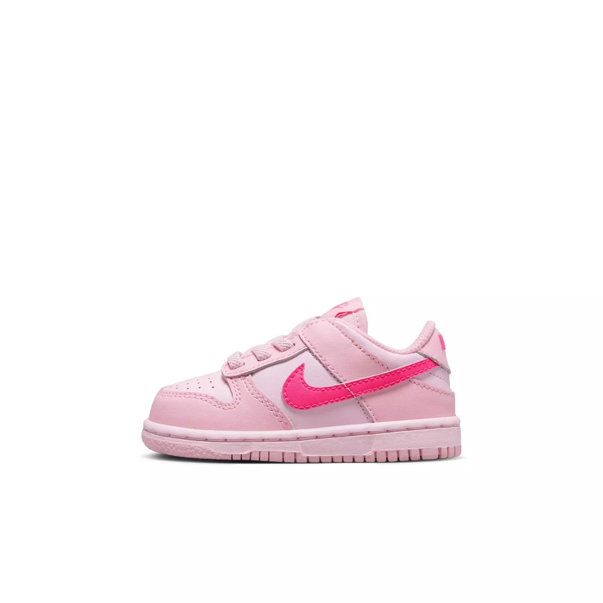 Nike Dunk Low "Med Soft Pink/Pink Foam/Hyper Pink" Toddler Girls' Shoe - PINK