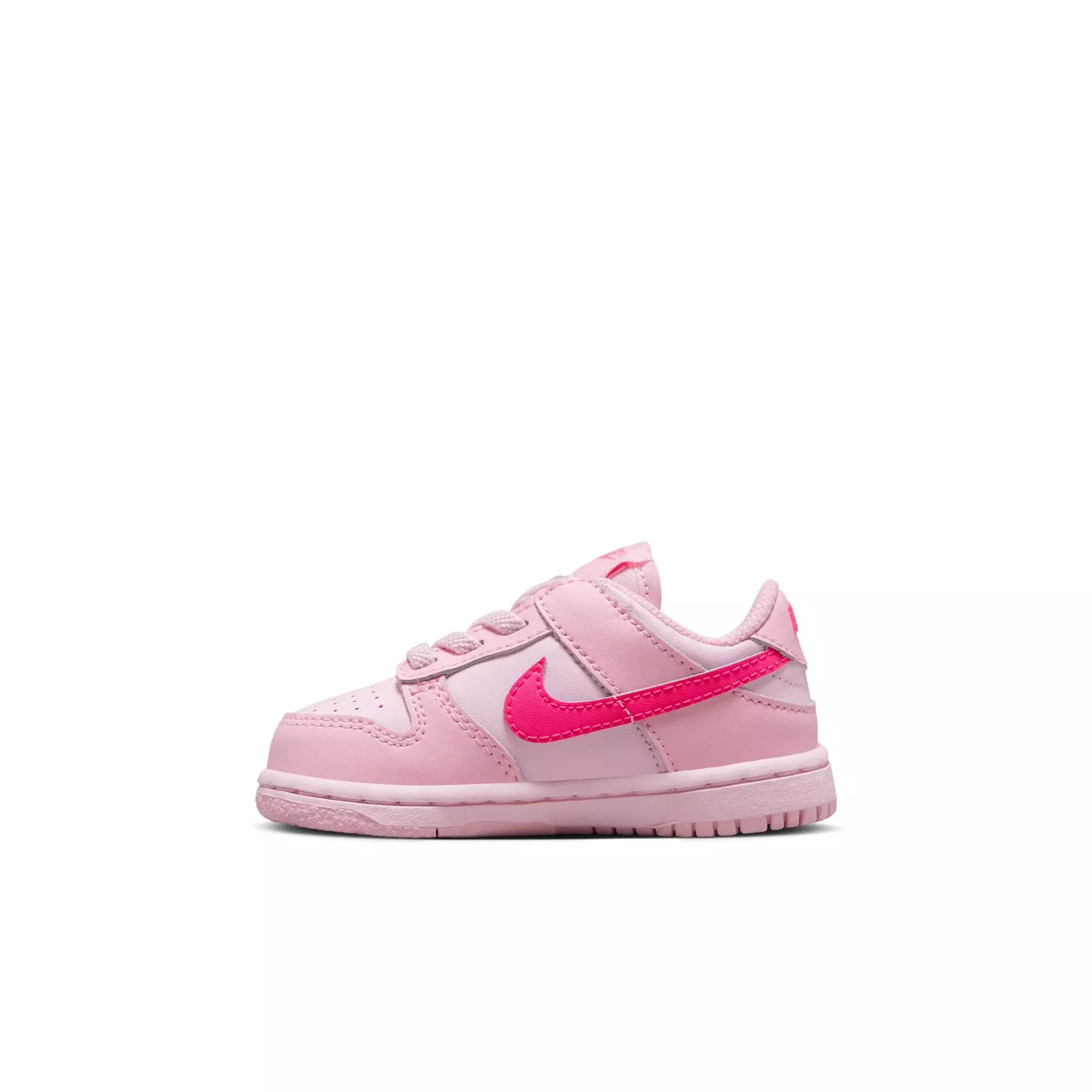 Nike Dunk Low "Med Soft Pink/Pink Foam/Hyper Pink" Toddler Girls' Shoe - PINK