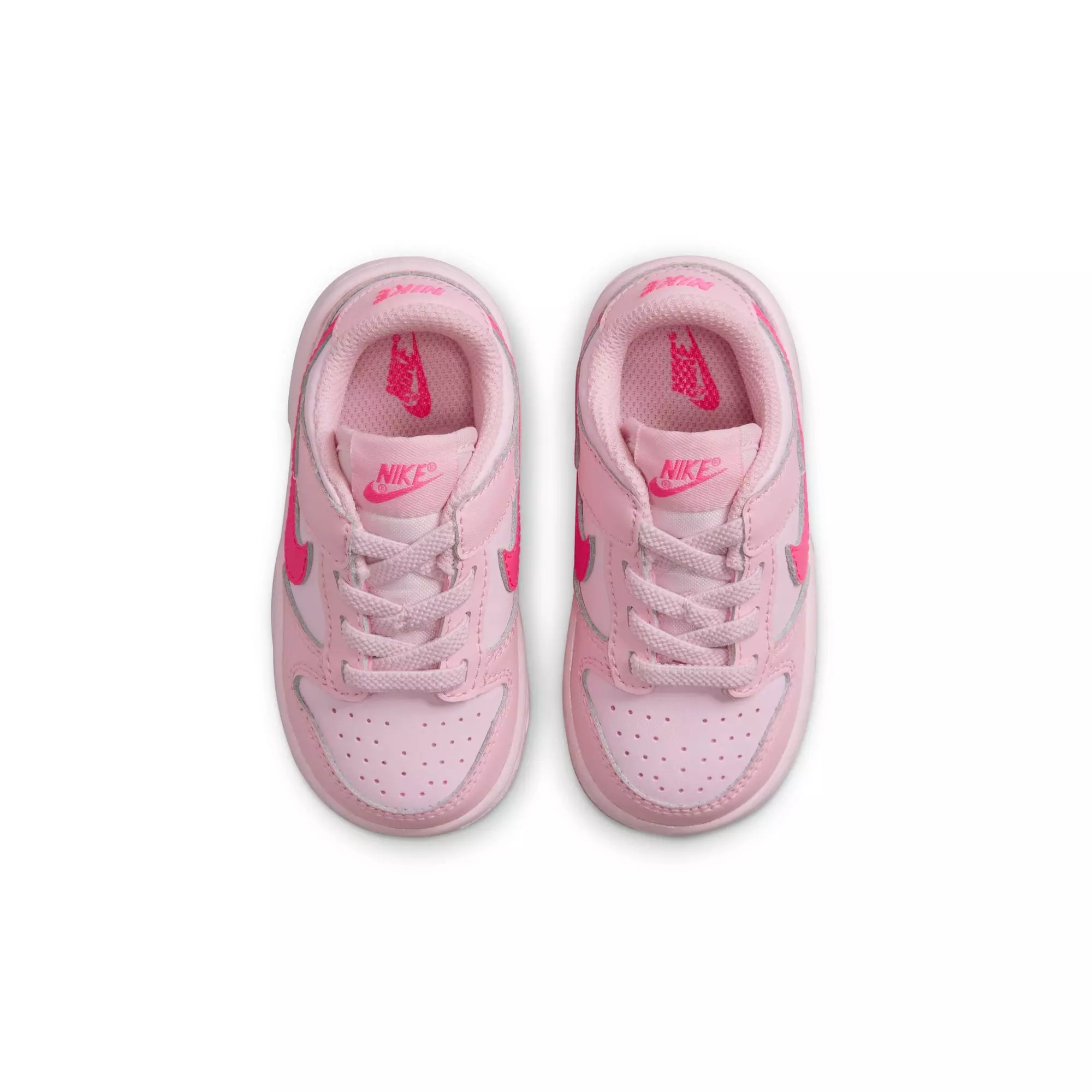 Nike Dunk Low "Med Soft Pink/Pink Foam/Hyper Pink" Toddler Girls' Shoe - PINK