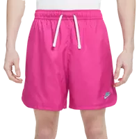 Nike Men's Sportswear Sport Essentials Woven Lined Flow Shorts-Pink - PINK