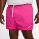 Nike Men's Sportswear Sport Essentials Woven Lined Flow Shorts-Pink - PINK Thumbnail View 13