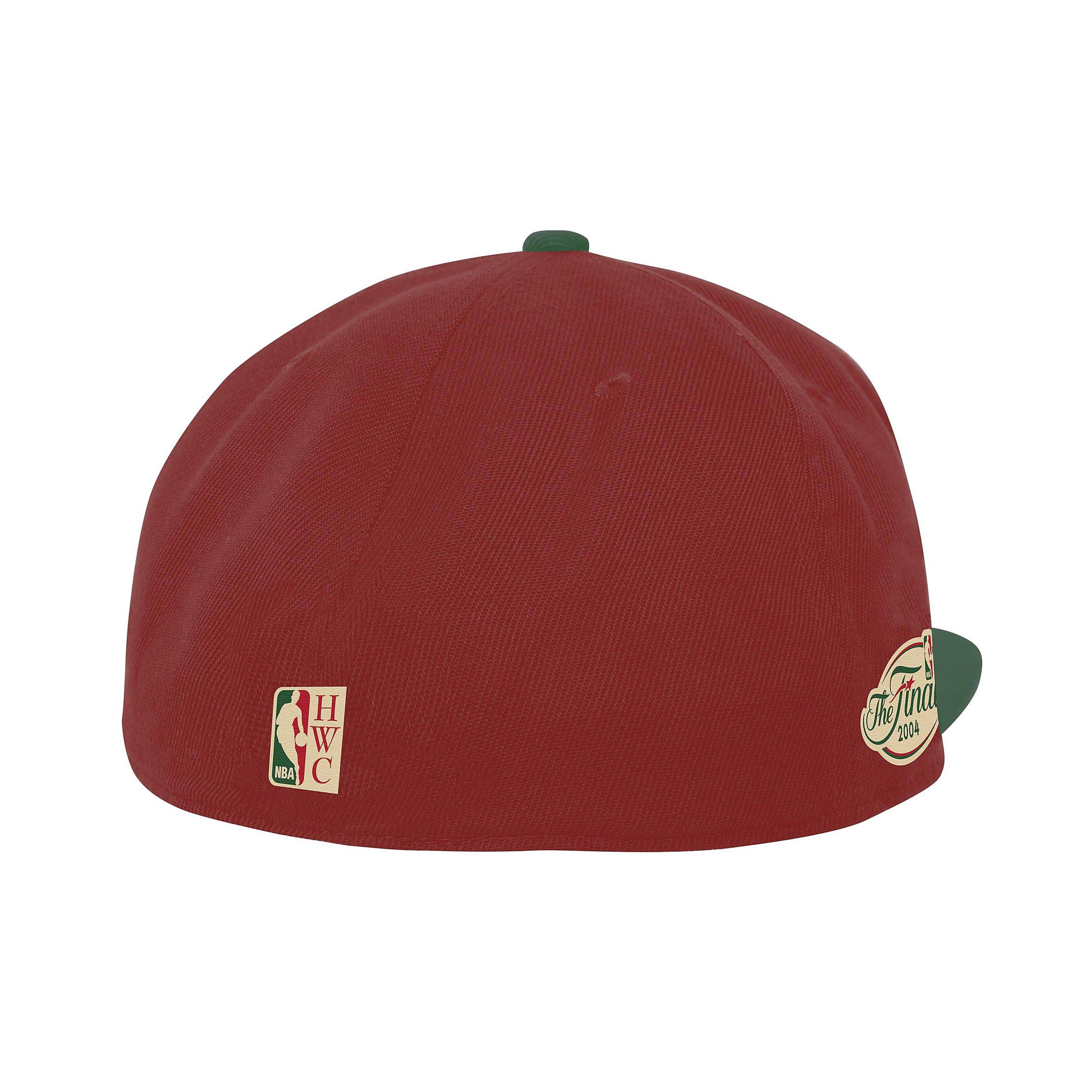 Detroit Pistons Reebok Leader Baseball Hat/Cap Red Polyester Size