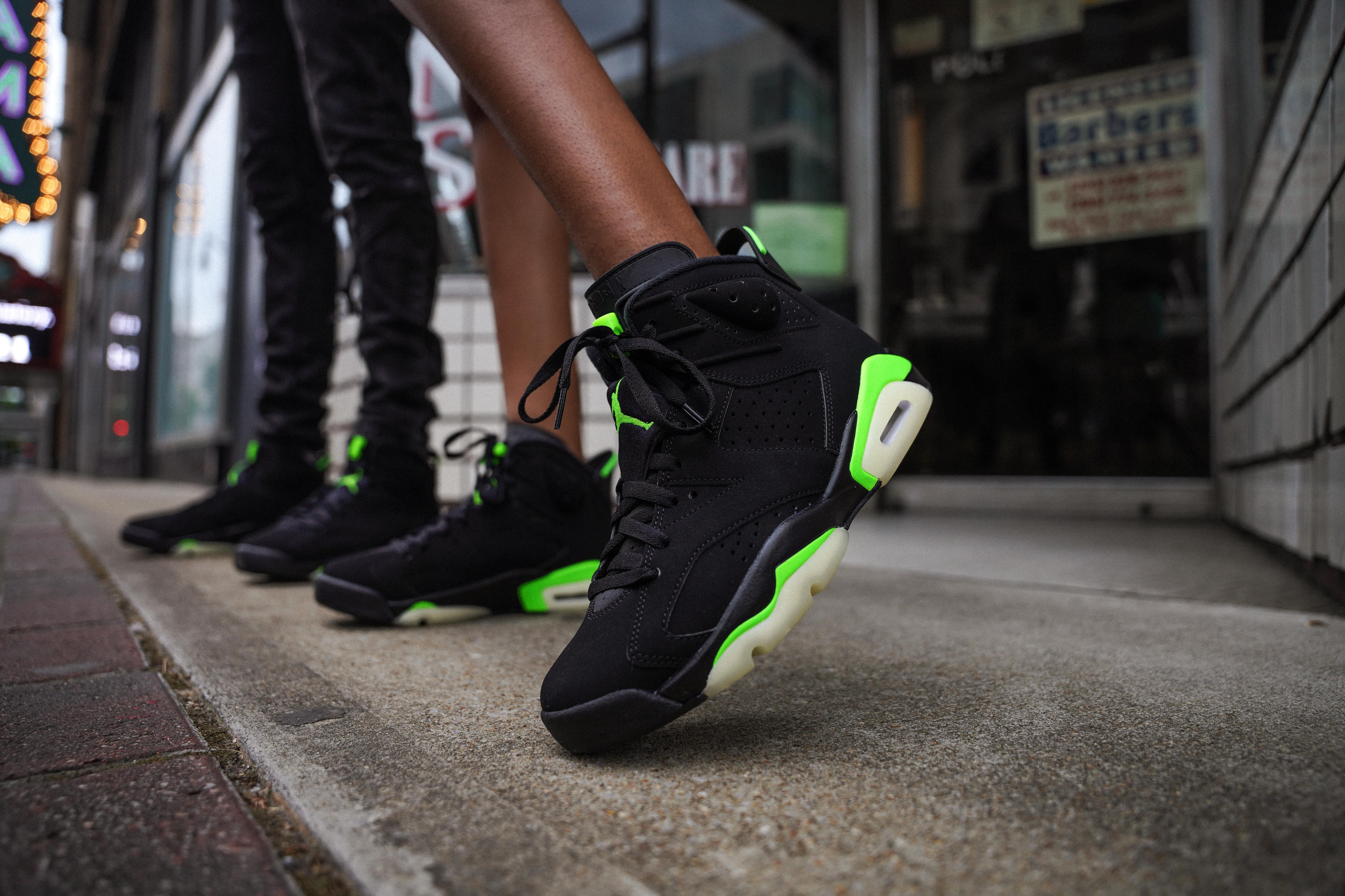 jordan 6 electric green outfits