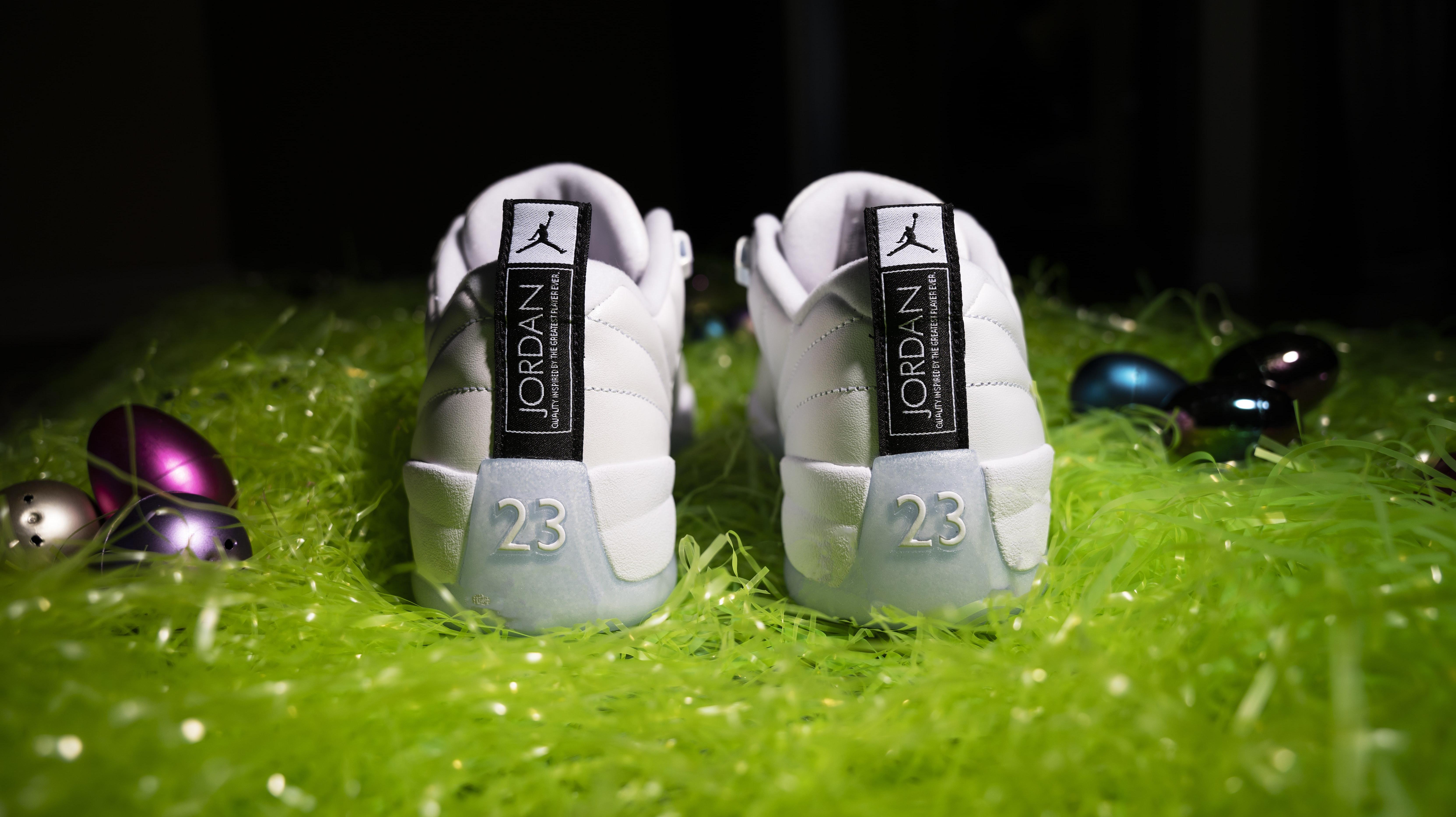 Sneakers Release- Jordan 12 Low “Easter” White/Multi-Color  Men’s Shoe, Out 4/3