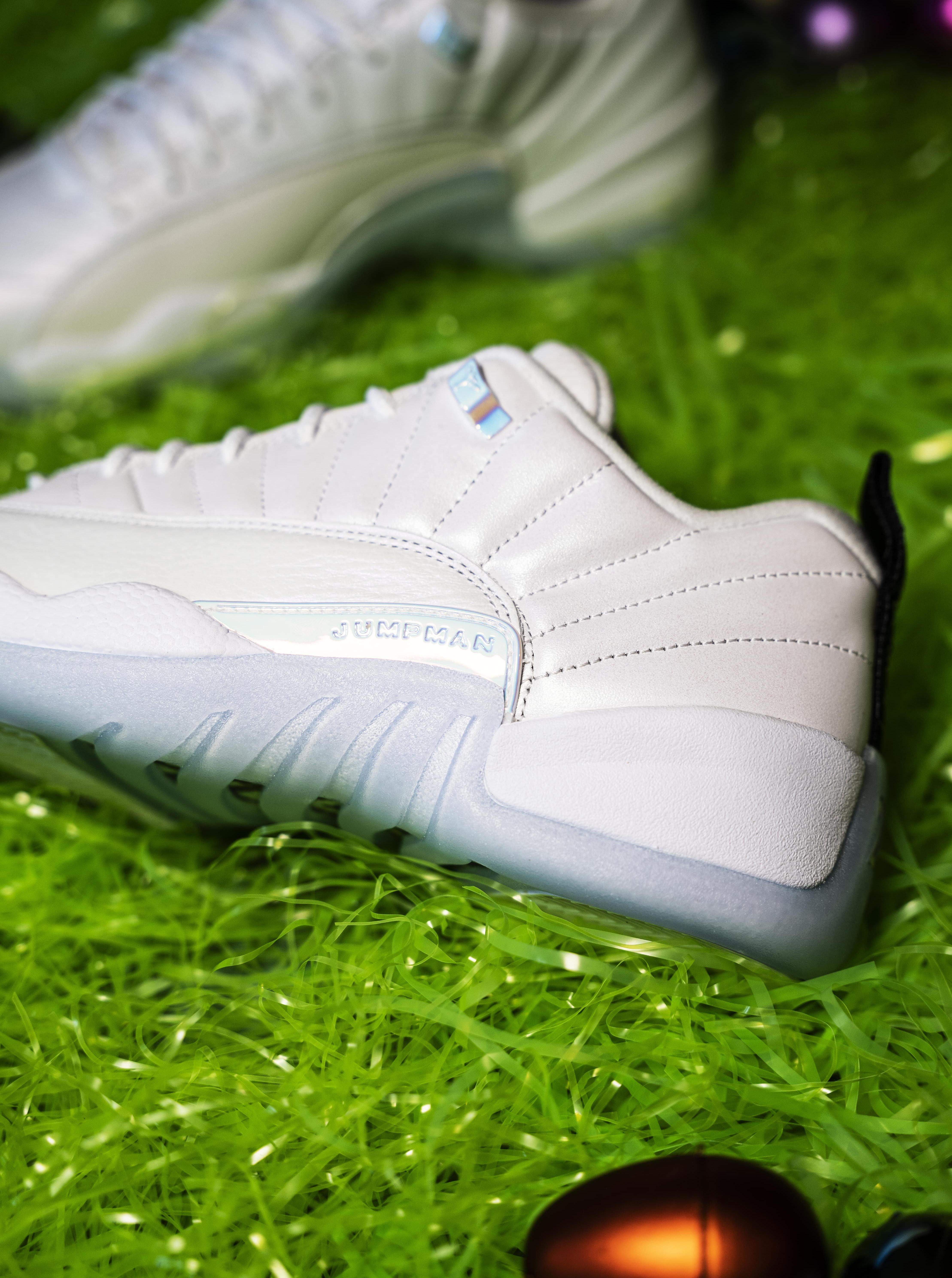 Air Jordan 12 Retro Low Easter Men's Shoes White-Multi-Color