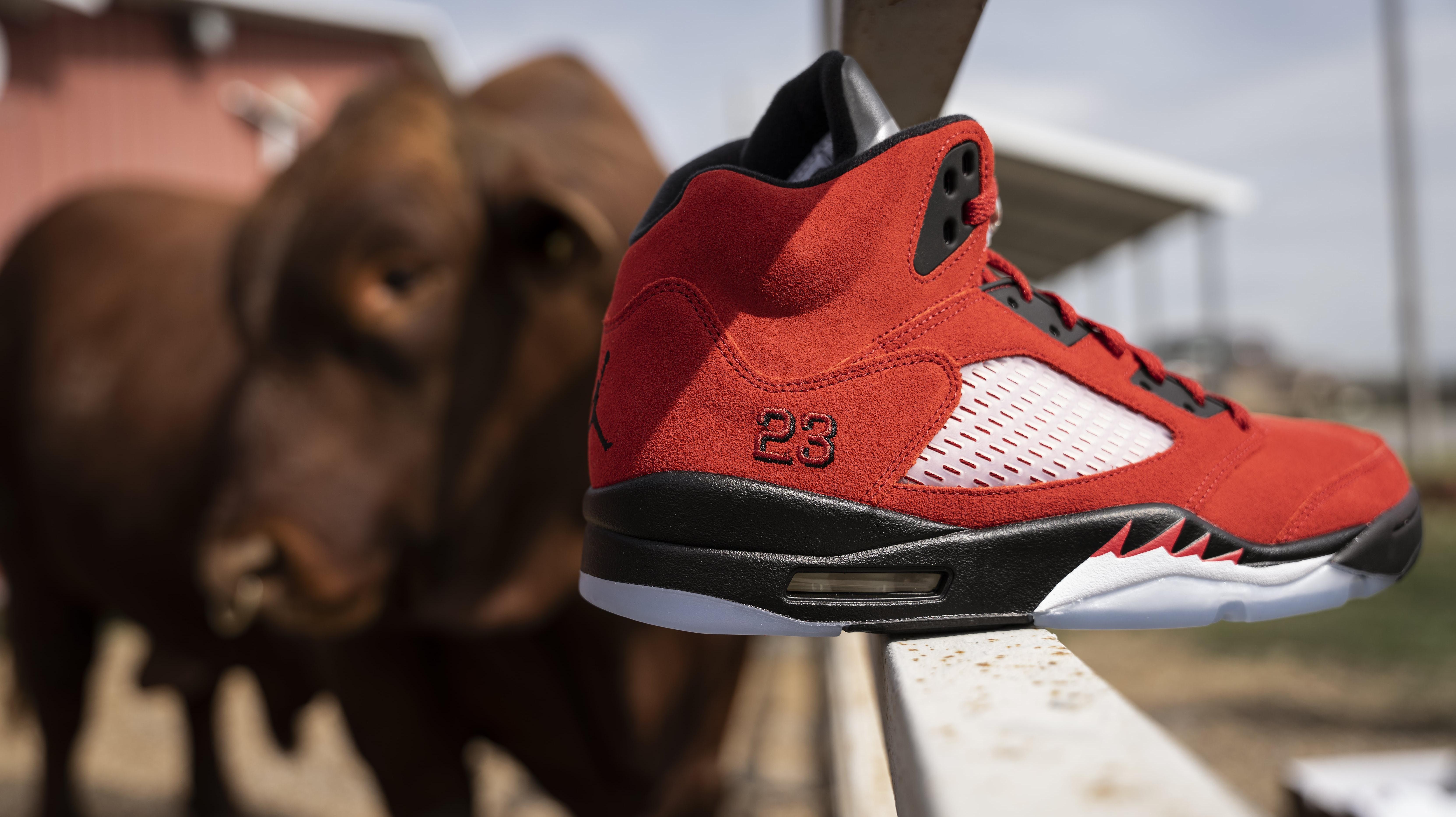 Official Look at This Year's 'Raging Bull' Air Jordan 5