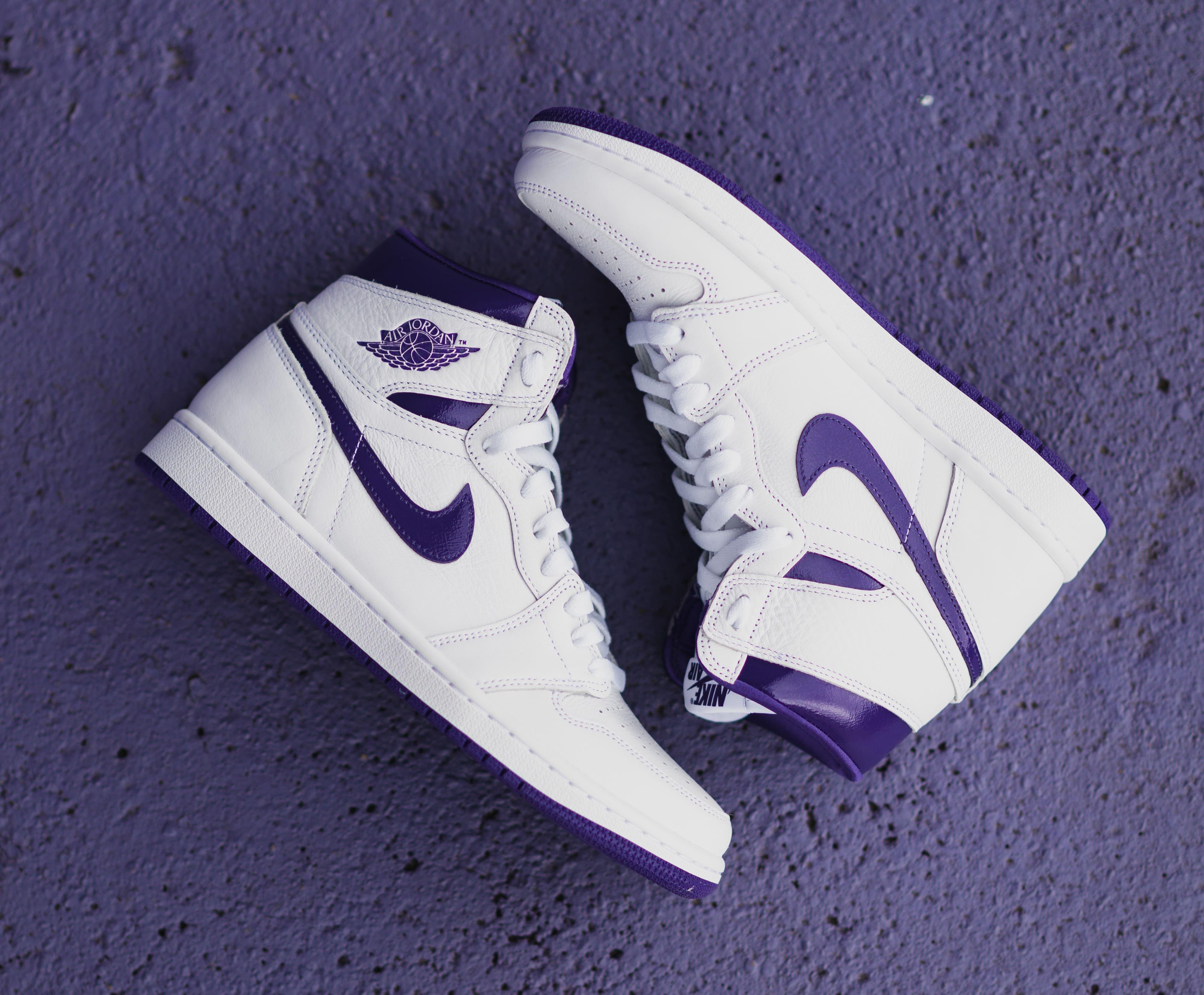 Purple and cheap white 1s