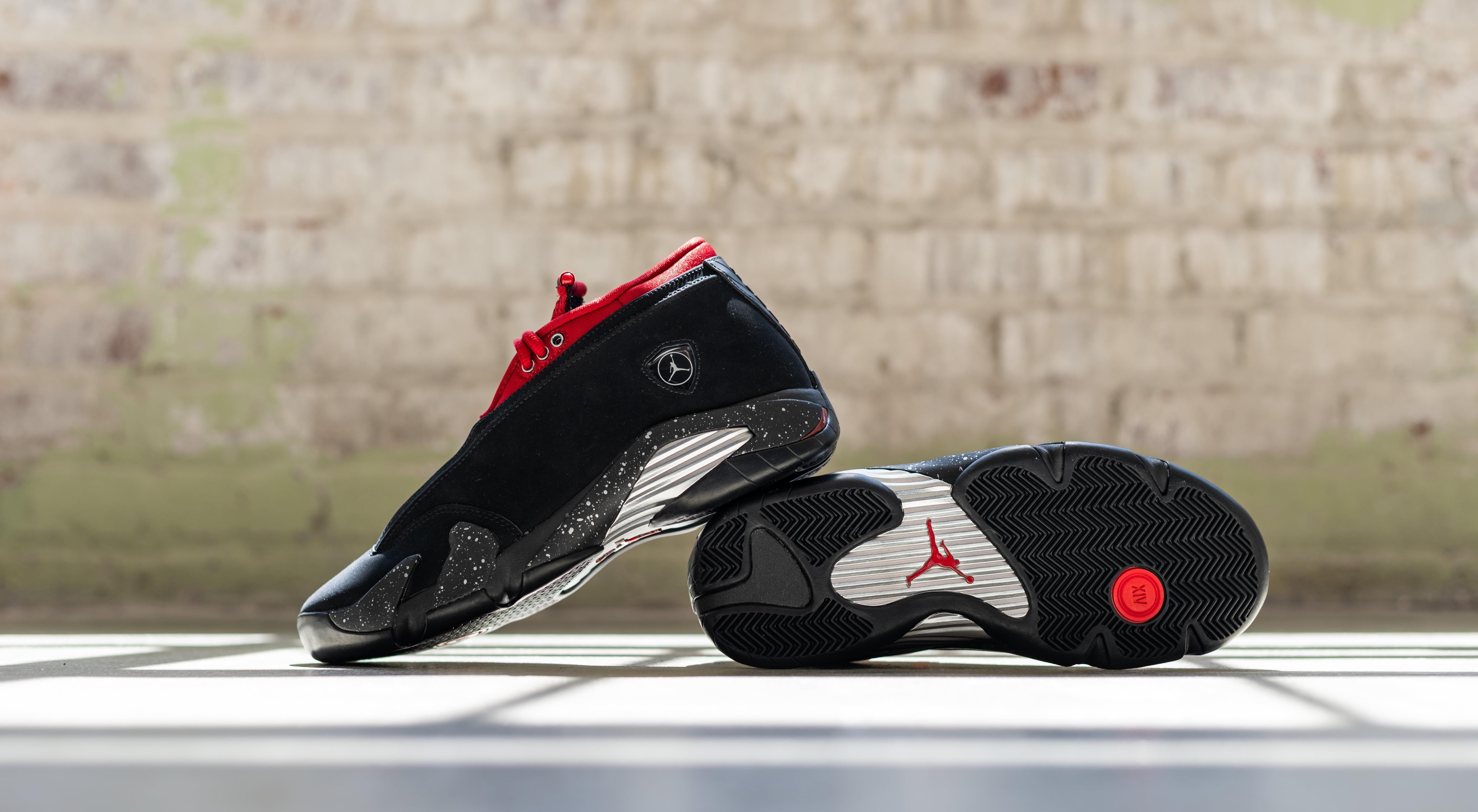 Jordan 14 cheap low red