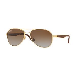Ray-Ban Men's Gold Metal Gradient Sunglasses
