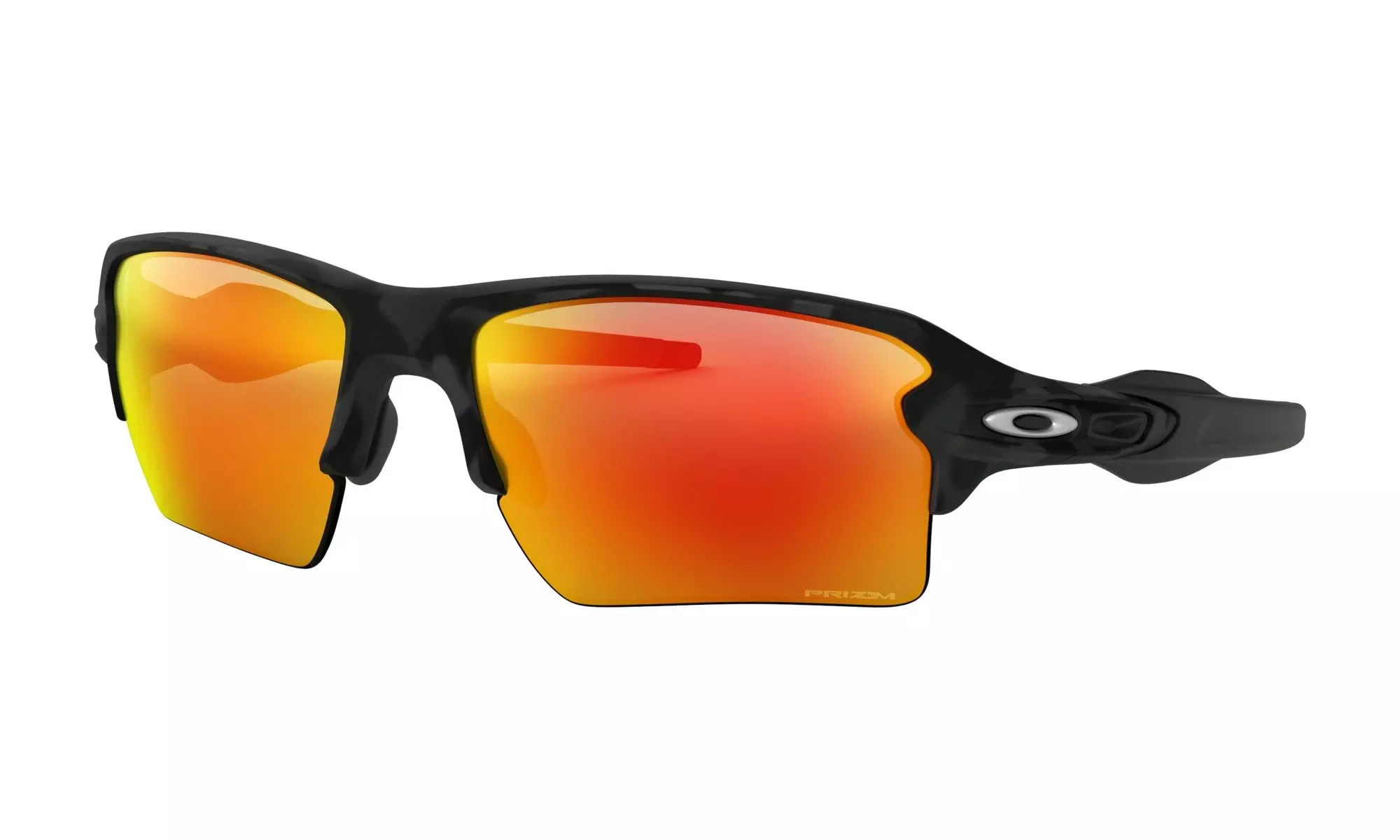 Oakley Flak 2.0 XL Prizm Ruby Sunglasses - Black Camo - BLACK