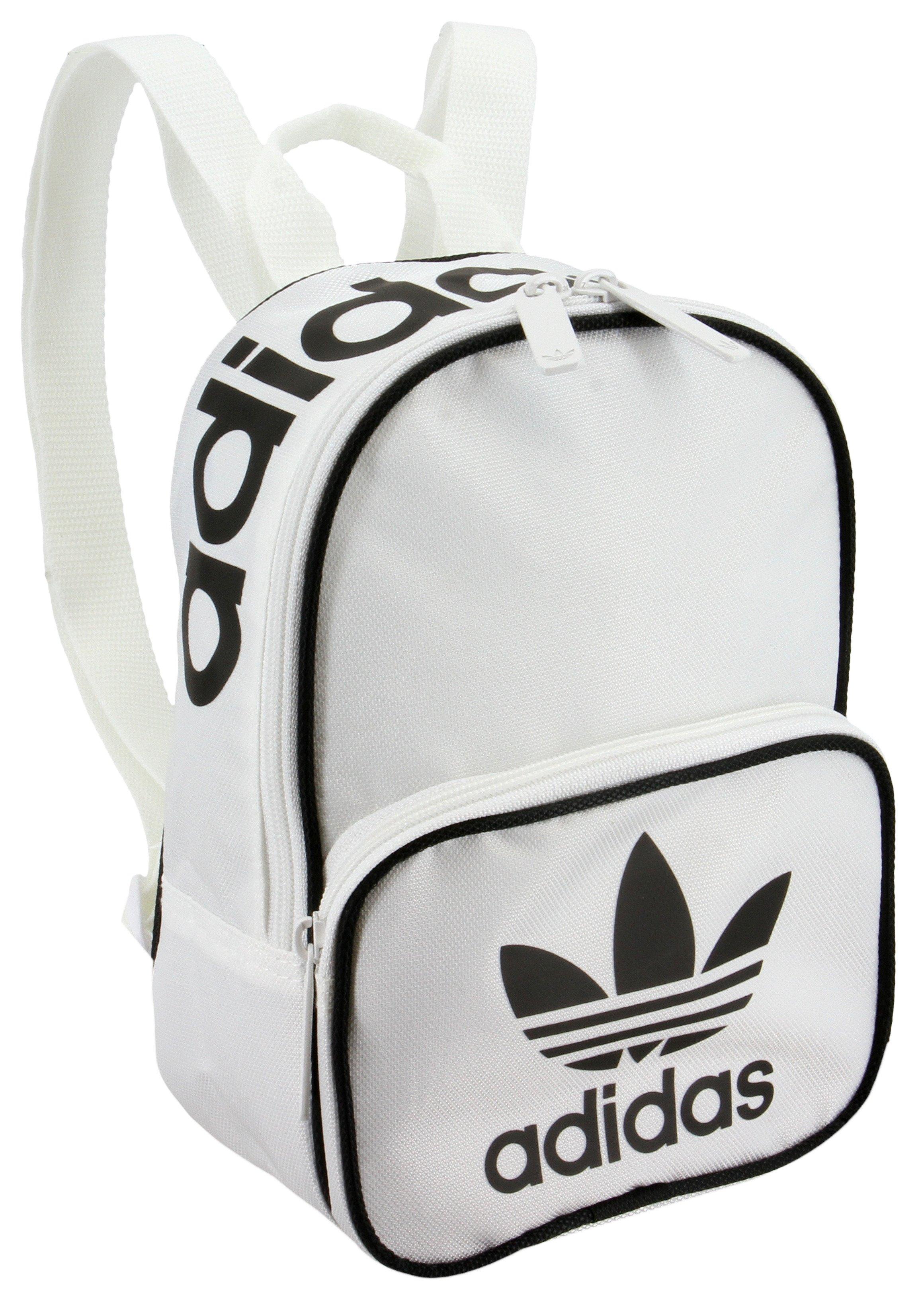 adidas white mini backpack