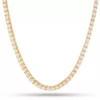 King Ice 5mm 14K Gold Tennis Chain - GOLD