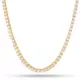 King Ice 5mm 14K Gold Tennis Chain - GOLD Thumbnail View 1