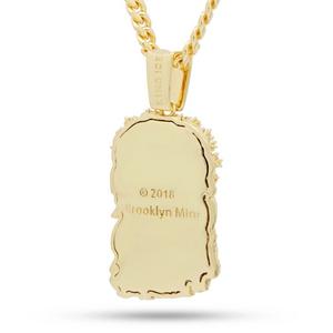 King Ice Notorious 14K Gold Biggie Jesus Necklace