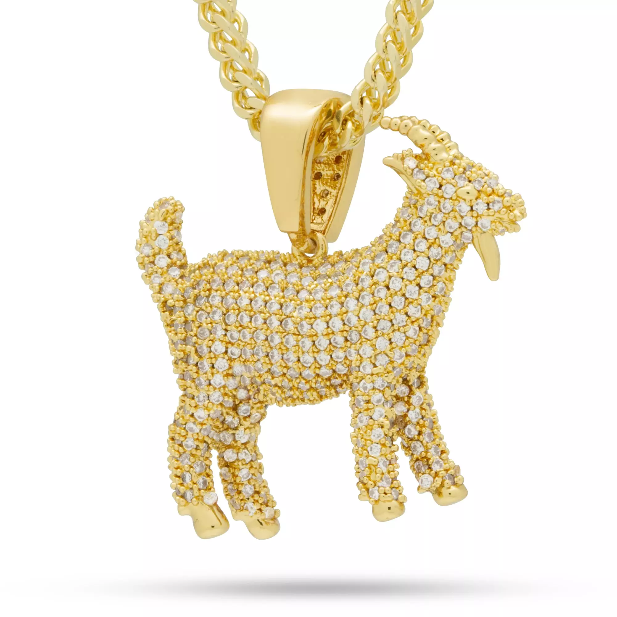King Ice Notorious B.I.G. The GOAT Necklace - GOLD