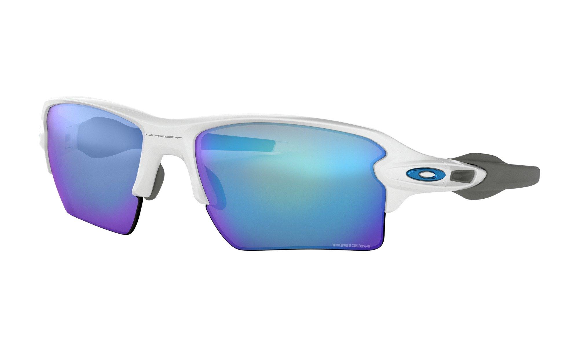 Oakley Flak XL Sunglasses Polished White/Prizm Field, 60 OFF