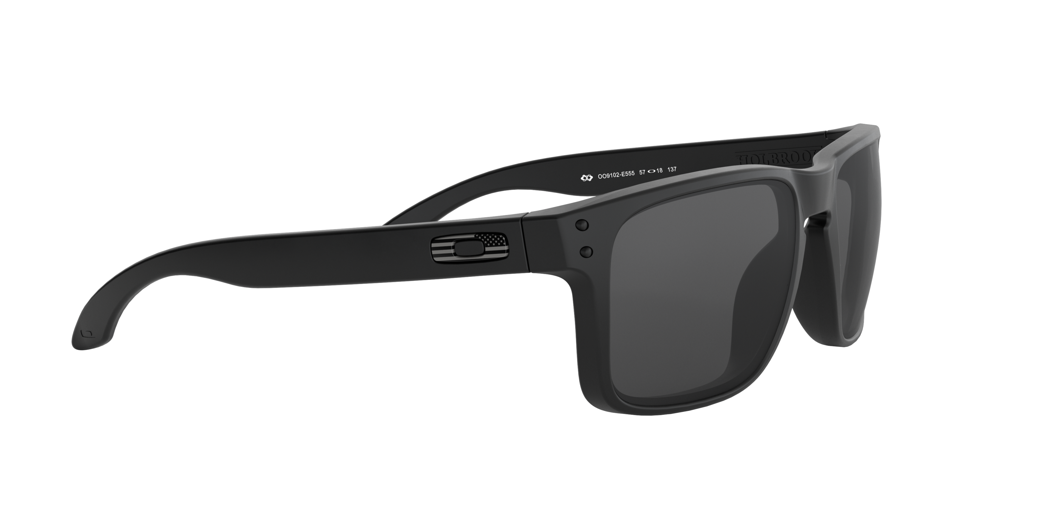 Oakley Holbrook Sunglasses - Black - MATTE BLACK Thumbnail View 10