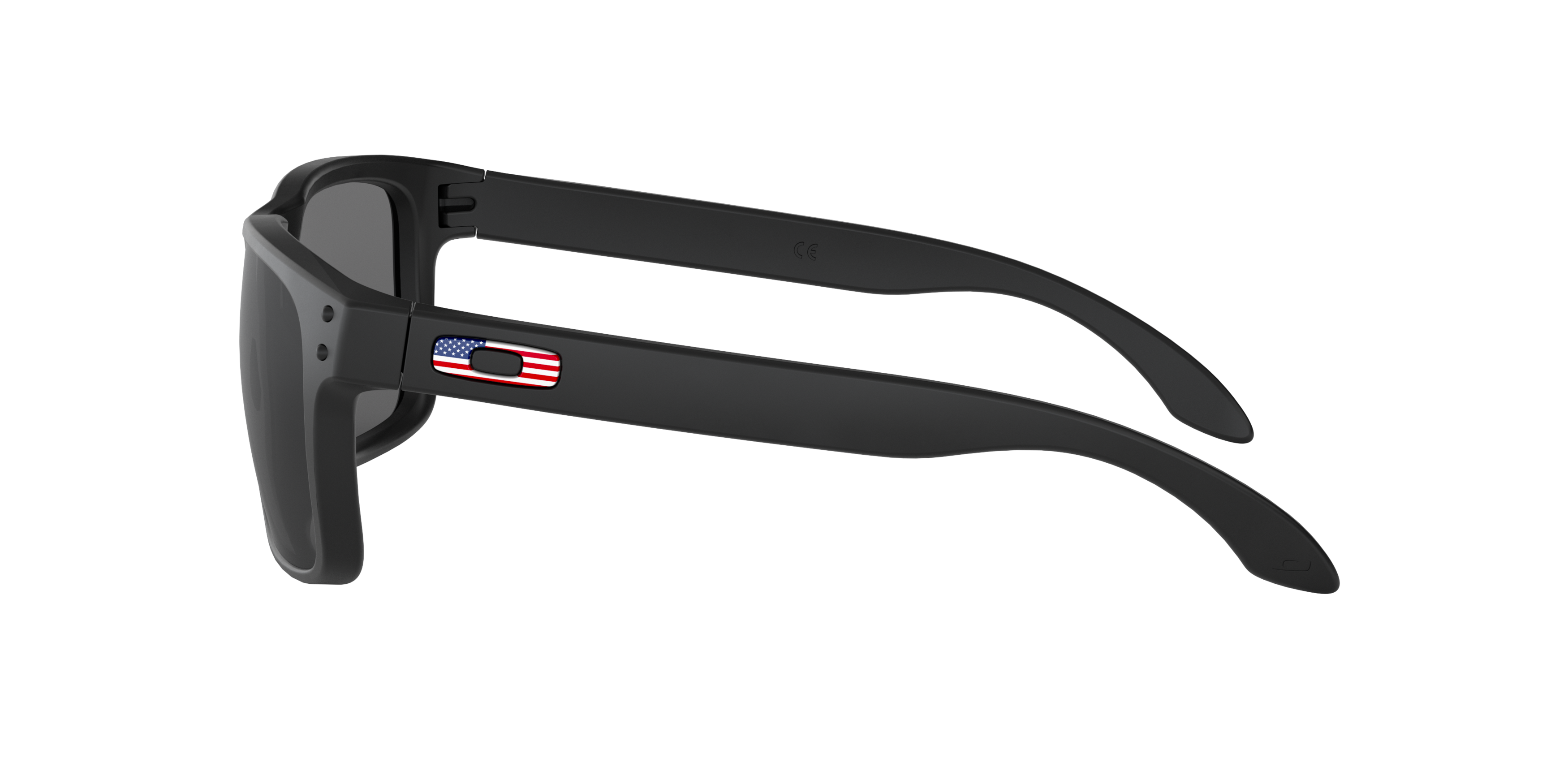 Oakley Adult Holbrook Sunglasses - MATTE BLACK Thumbnail View 3