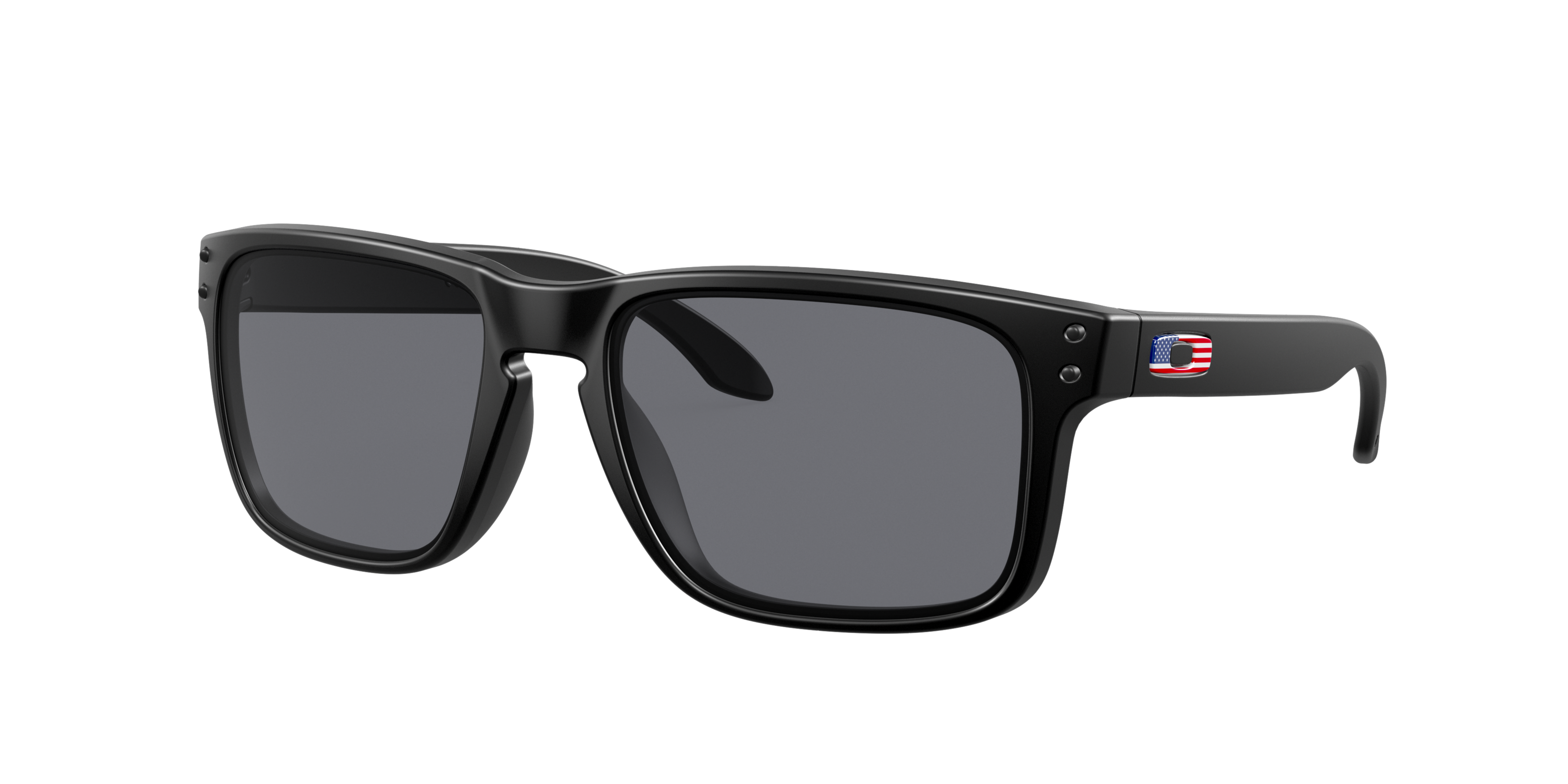 Oakley Adult Holbrook Sunglasses - MATTE BLACK Thumbnail View 6