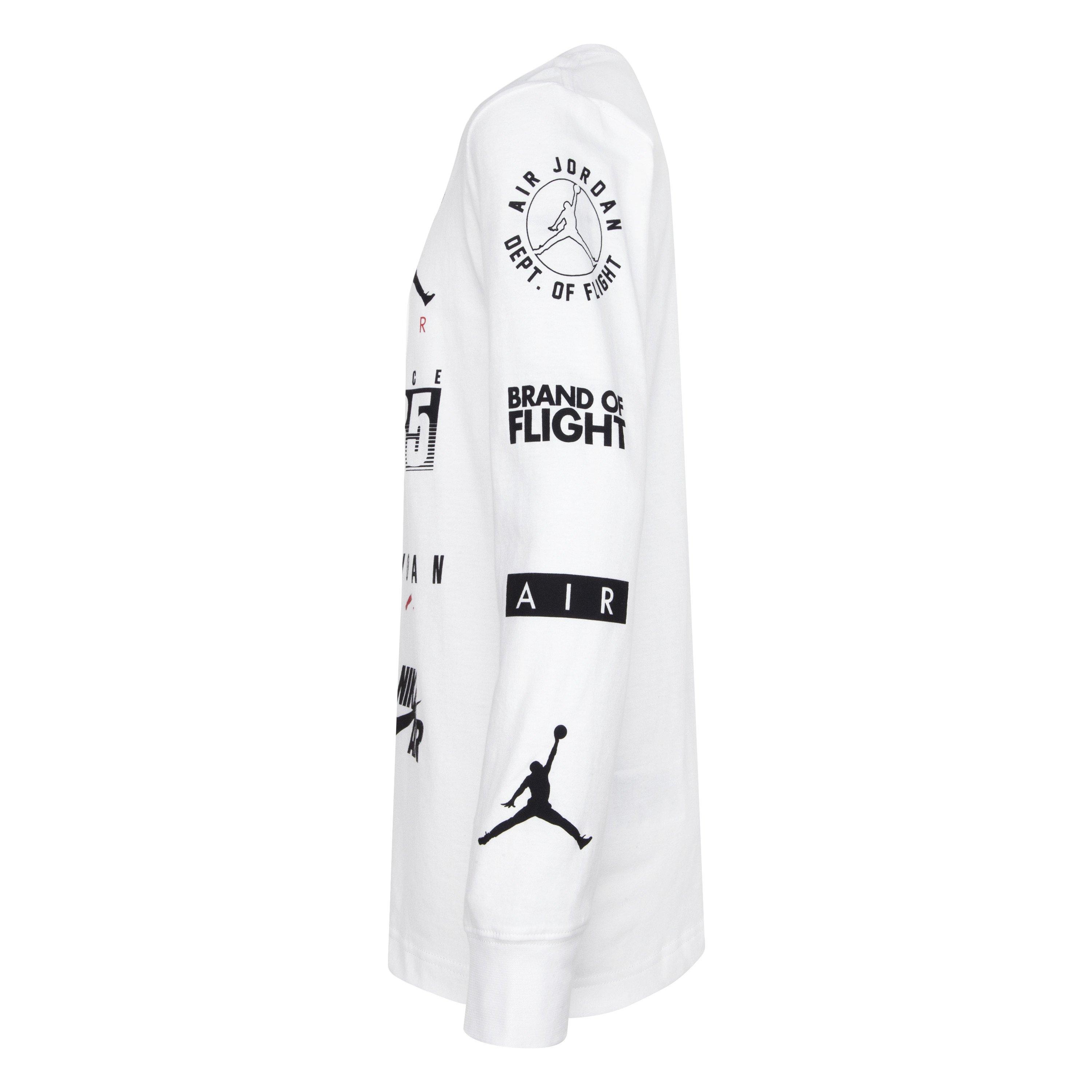 White jordan long on sale sleeve