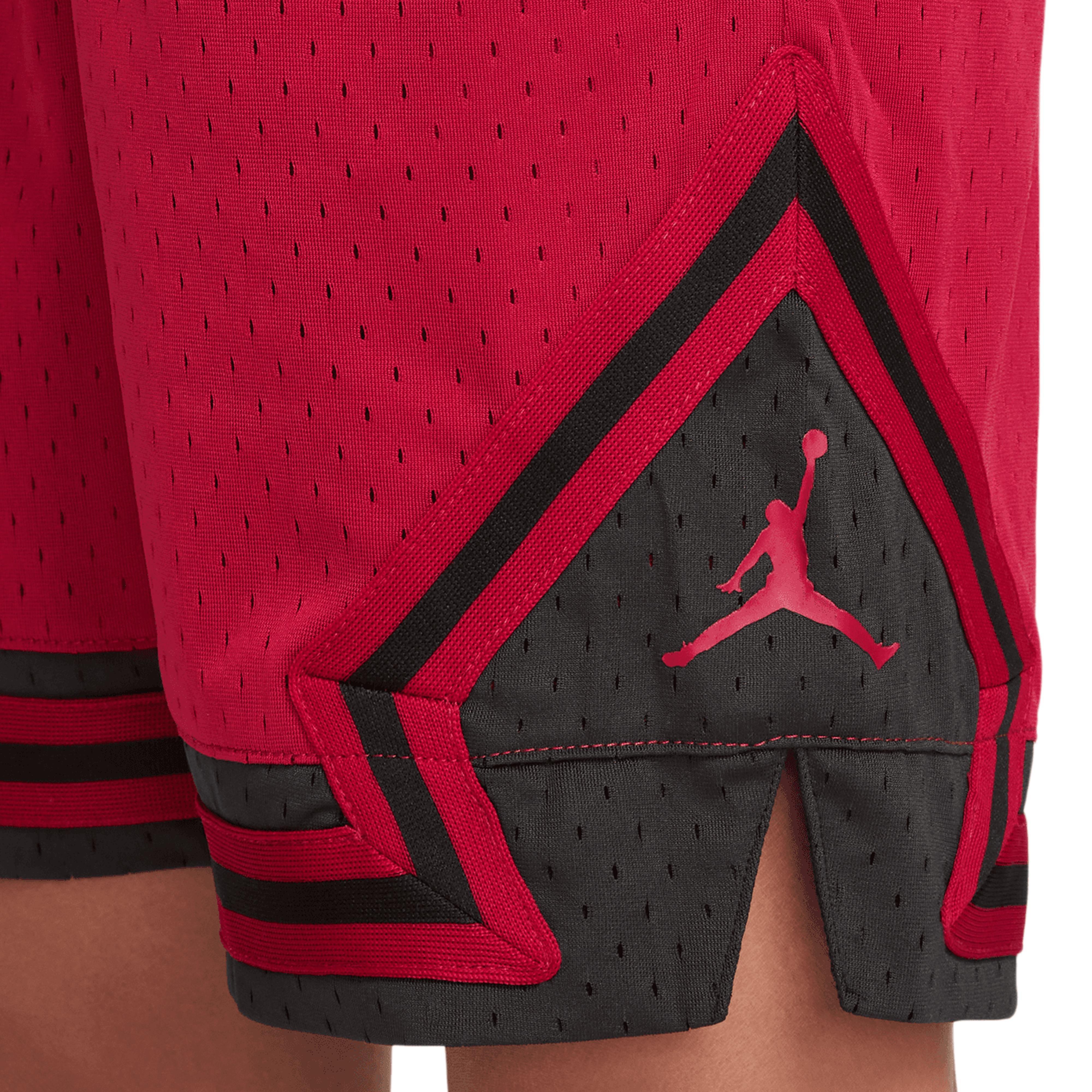 New Nike Air Jordan Jumpman Black White Diamond Mesh Shorts Men Large With  Tags