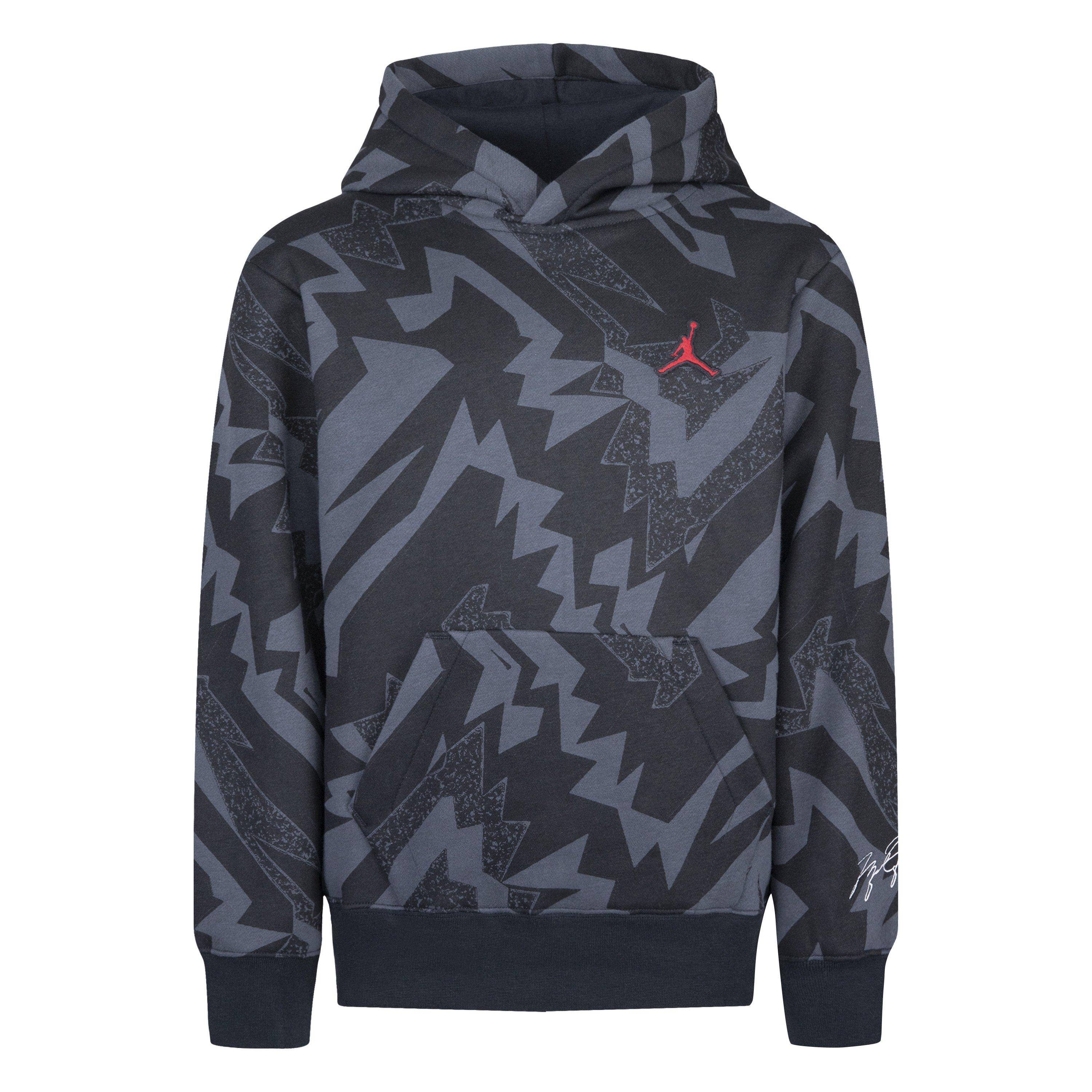Jordan Big Boys' Essentials Printed Fleece Pullover Hoodie - Hibbett | City  Gear