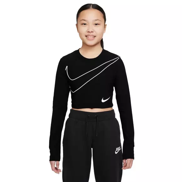 Nike Basketball NBA graphic cropped t-shirt in black