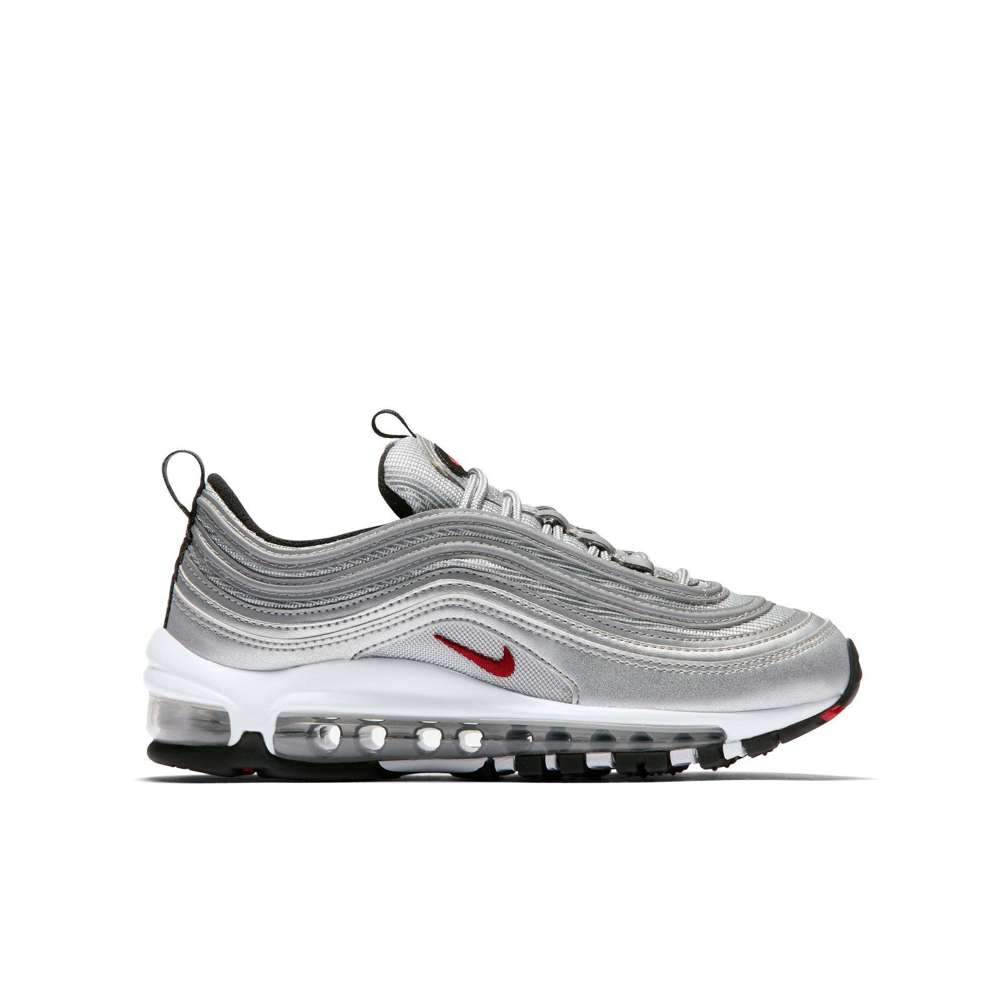 Nike Air Max 97 Silver Bullet Preschool Lifestyle Shoes Silver