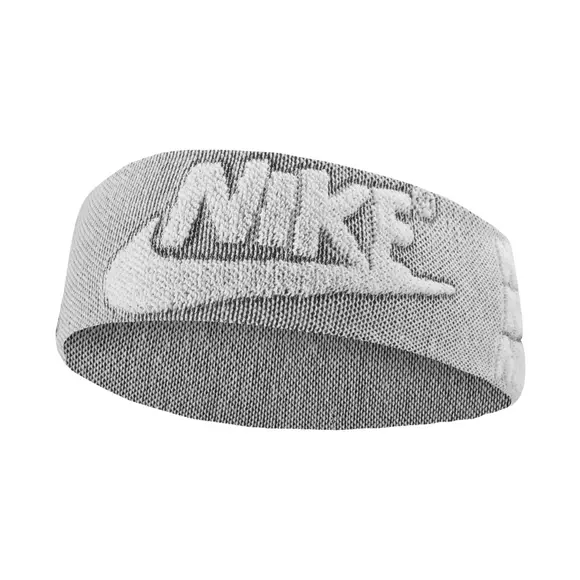 Actuator apotheek Waardig Nike Men's Sport Terry Headband-Grey/White