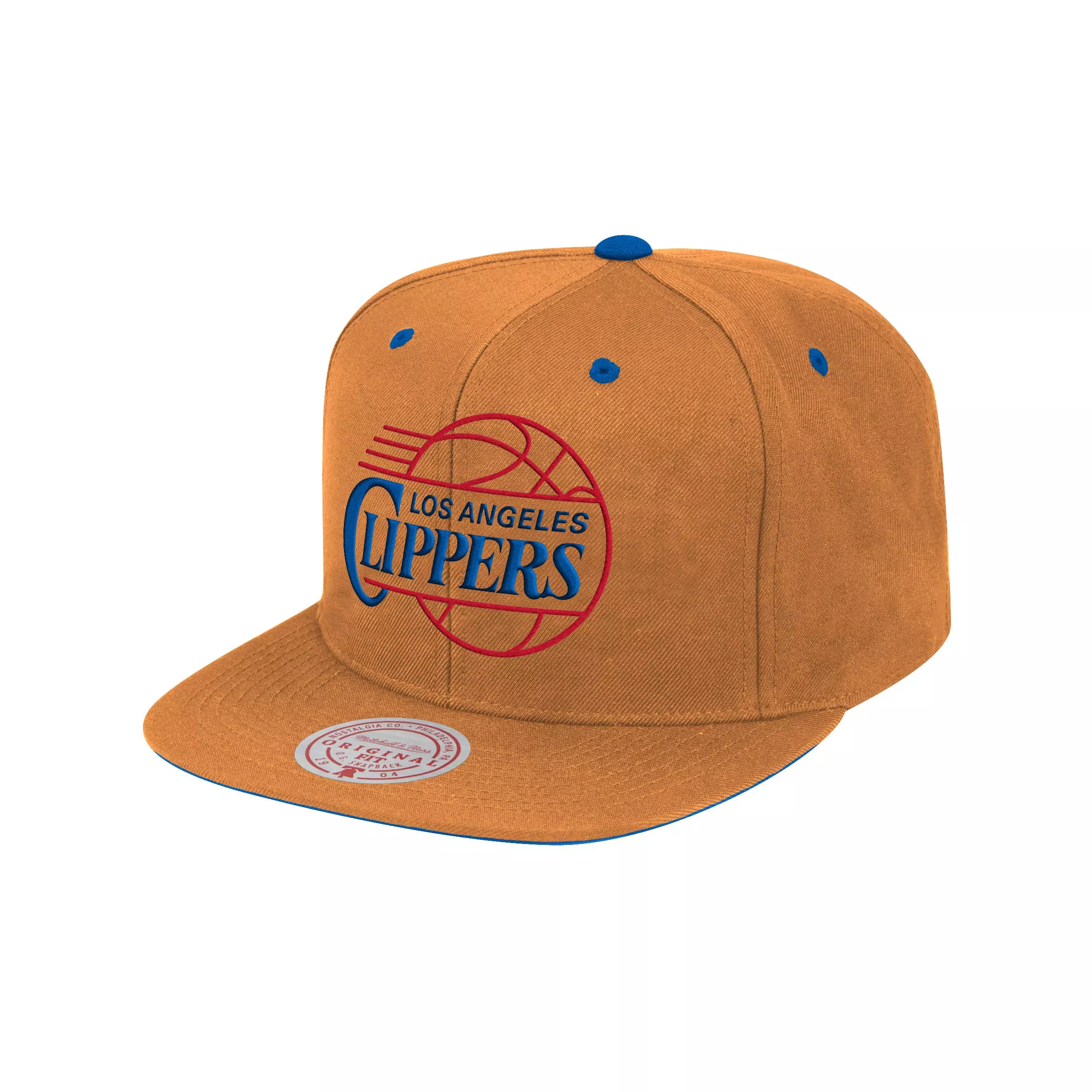 Mitchell & Ness Los Angeles Clippers Wheat Snapback Hat - WHEAT