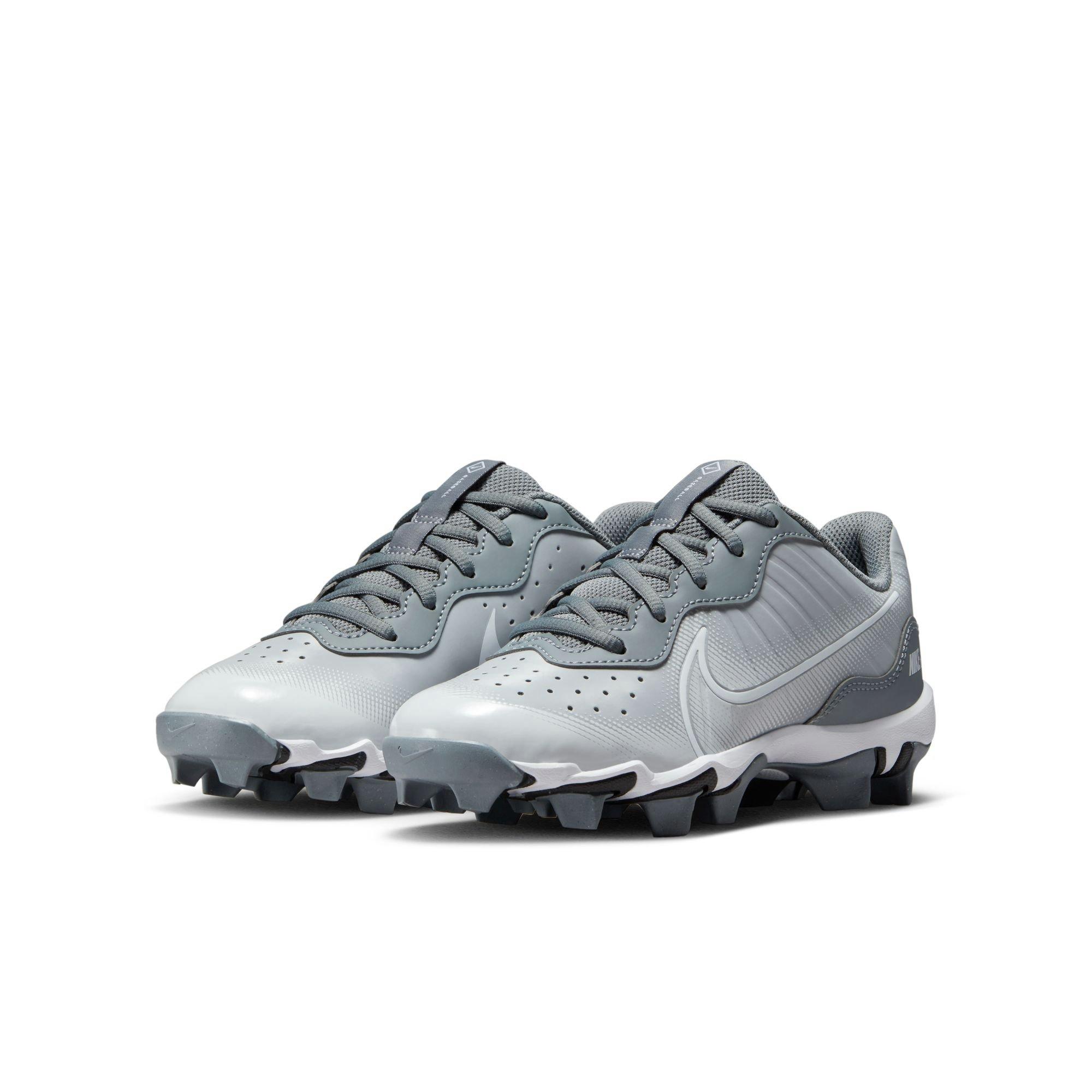 Nike Alpha Huarache 4 Keystone Wolf Grey/White Grade School Boys' Baseball  Cleat - Hibbett