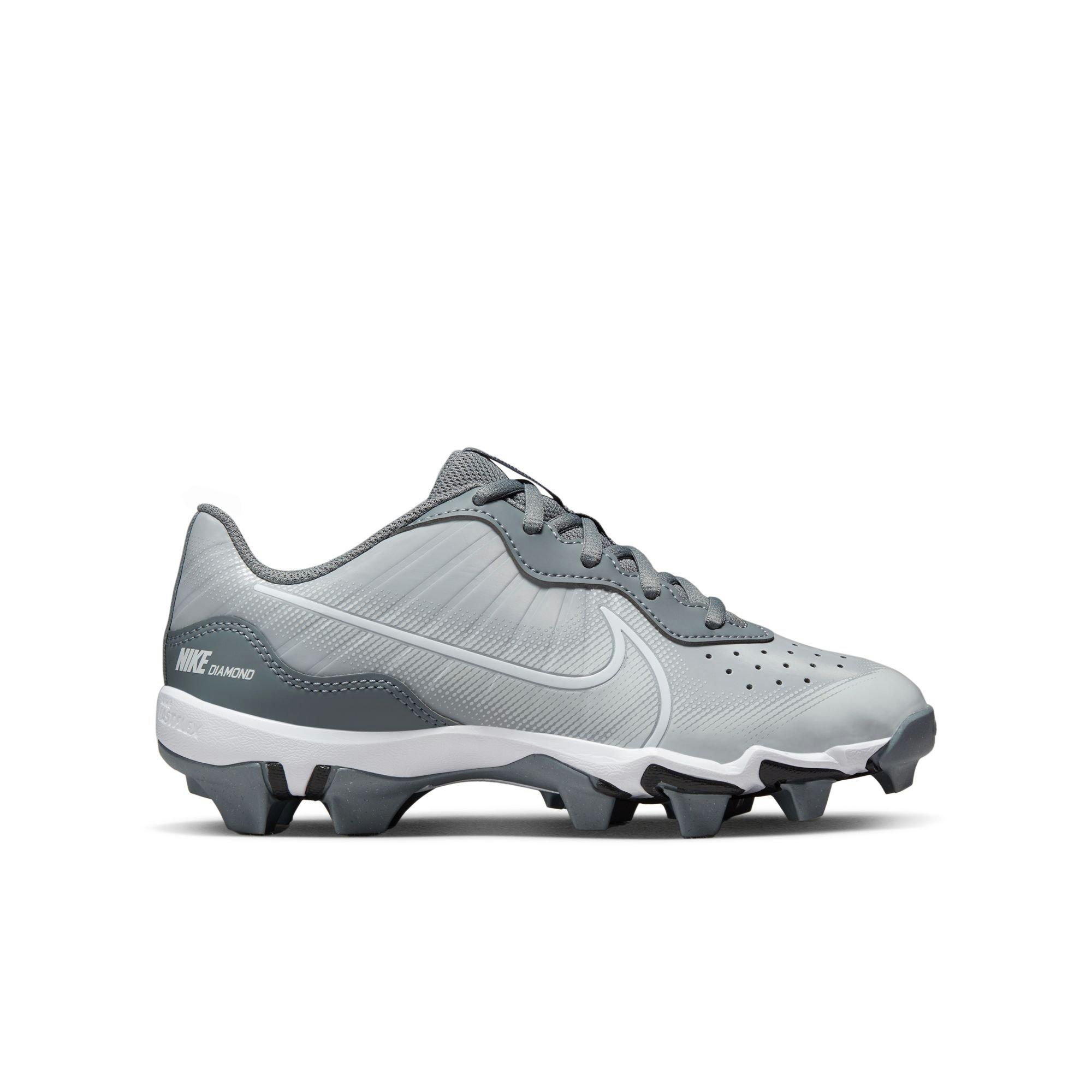 Nike Alpha Huarache 4 Keystone Wolf Grey/White Grade School Boys' Baseball  Cleat - Hibbett