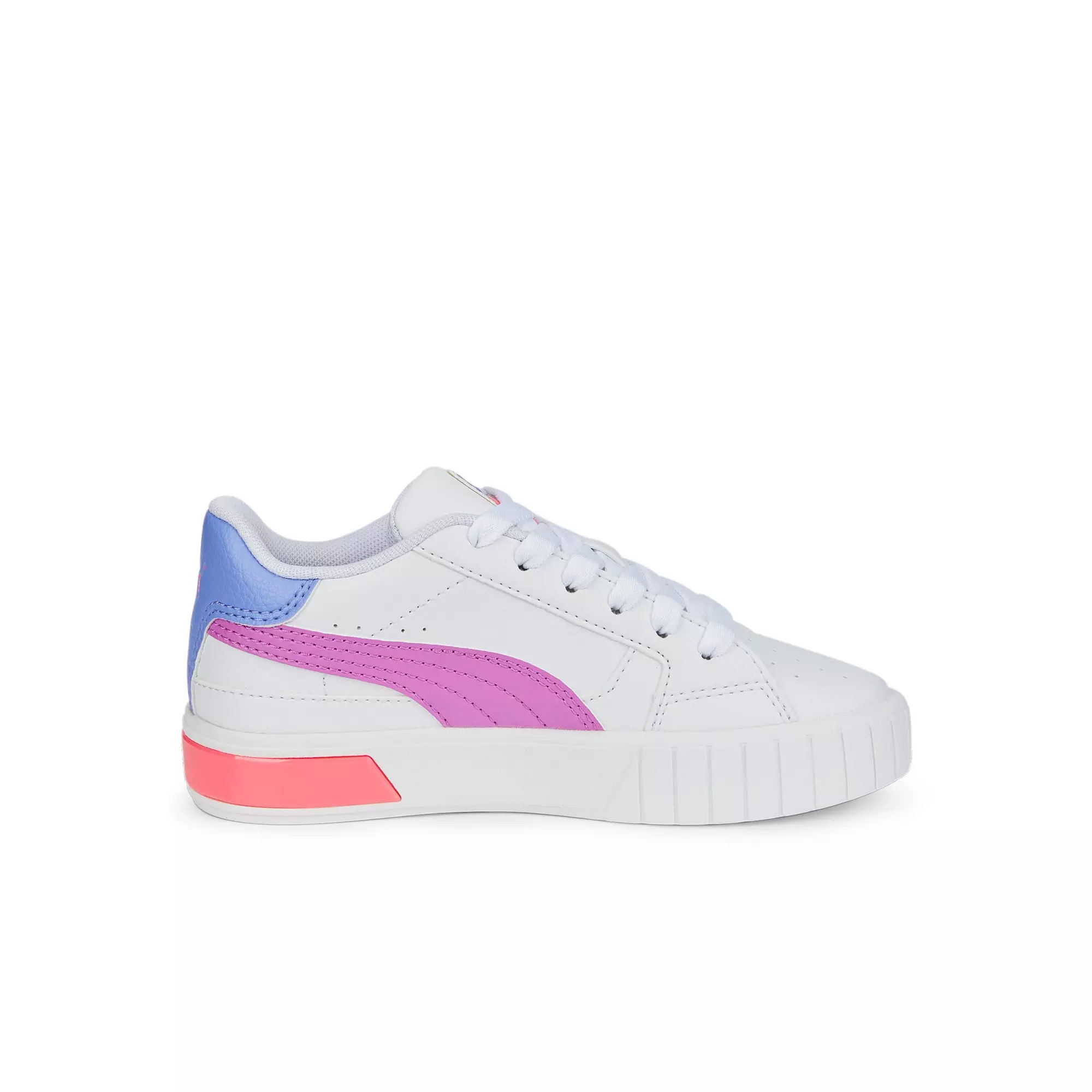 PUMA Cali Star Glitzy "White/Pink/Purple" Preschool Girls' Shoe - WHITE/PINK/PURPLE