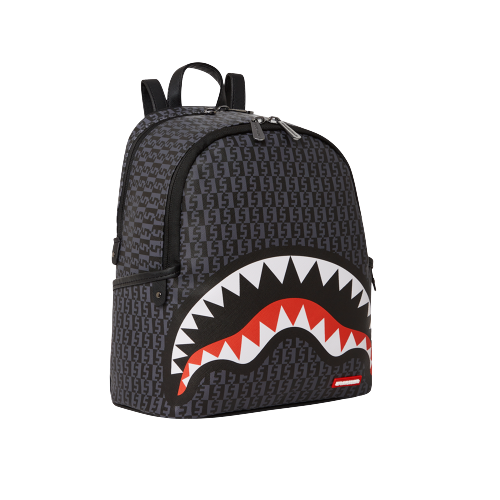 Sprayground Money Brown Checkered Mini Backpack