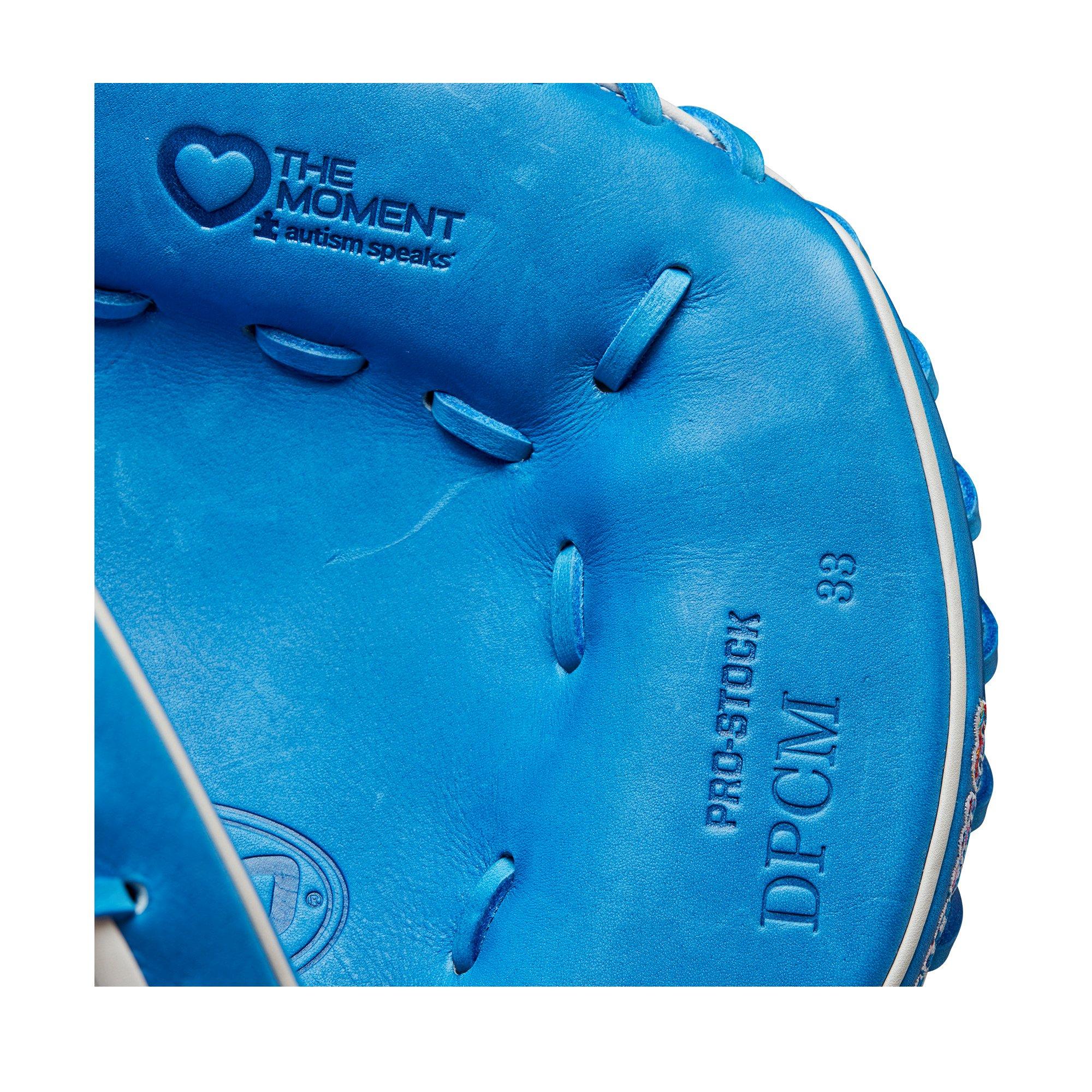 Wilson Autism Speaks A2000 CM33 33&rdquo; Baseball Catcher&rsquo;s Mitt 2023 - AS SHOWN Thumbnail View 7