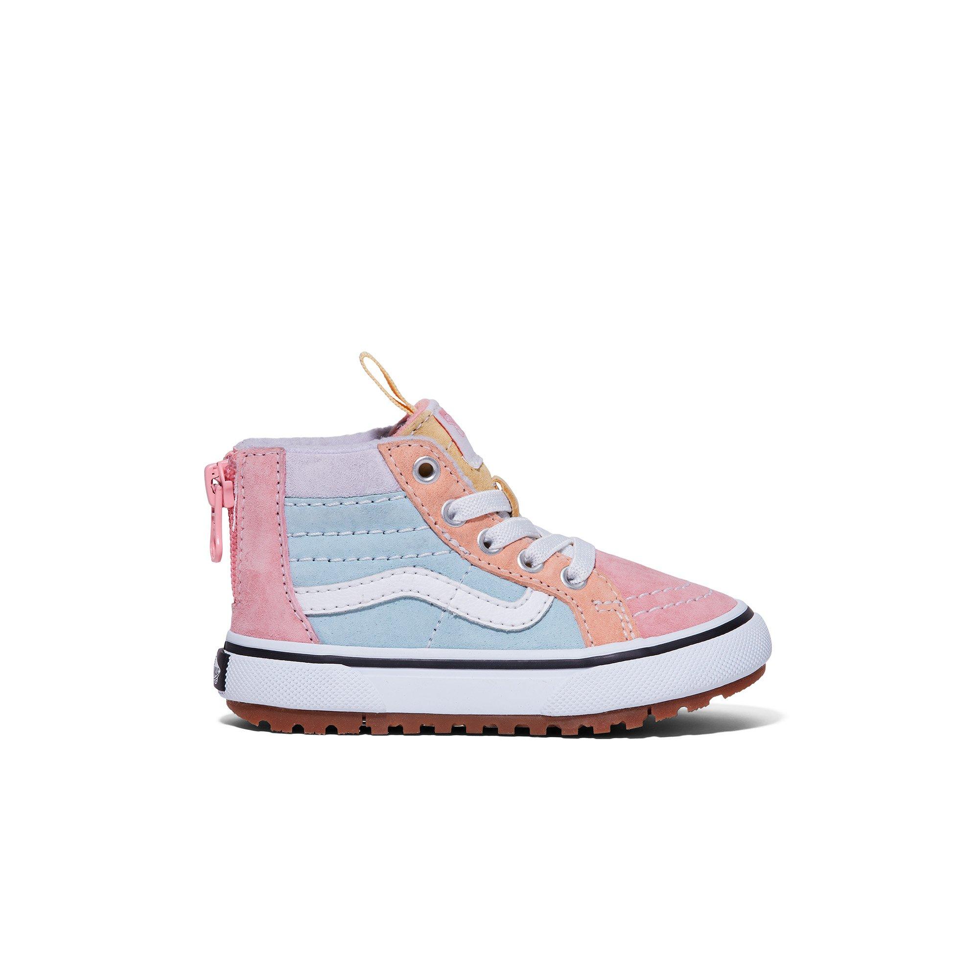 Toddler pink store high top vans