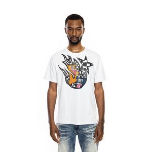 Shop Smoke Rise Varsity Graphic Tee KT23676SNZ-CHA white