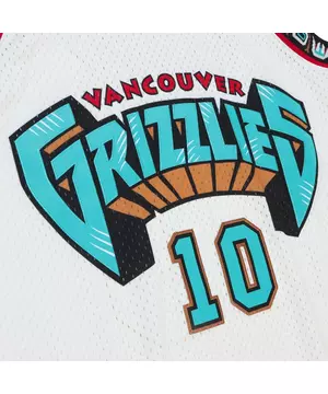 Men's Mitchell & Ness Mike Bibby Teal Vancouver Grizzlies Hardwood