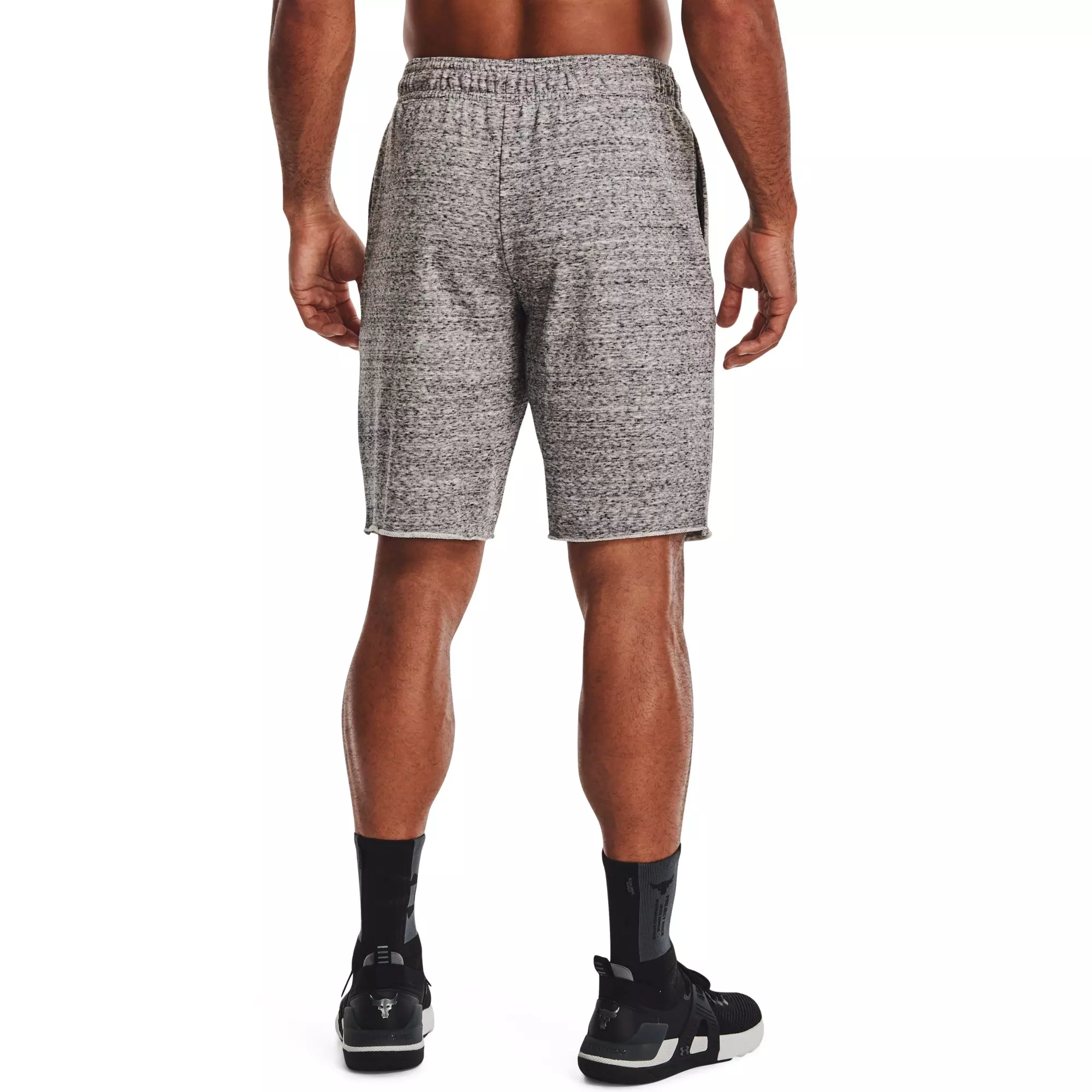 Under Armour Men's Project Rock Terry Shorts - GREY