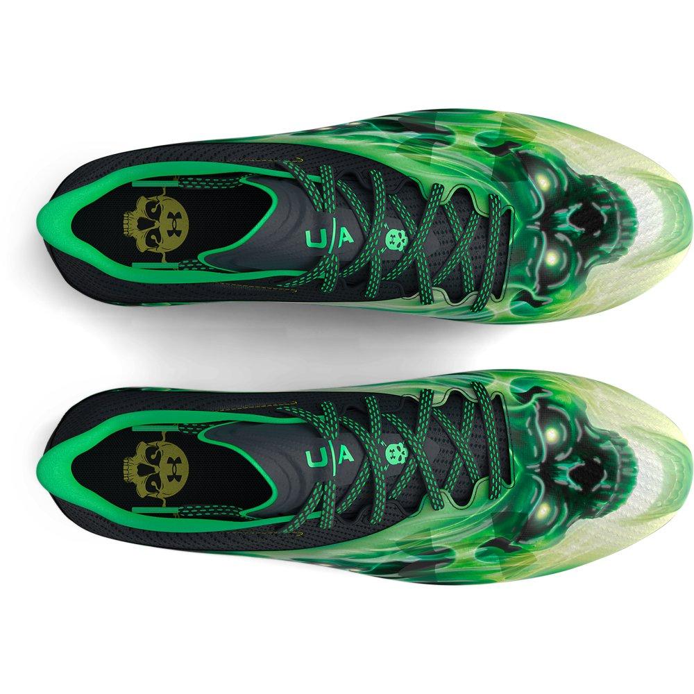 Green under hotsell armour football cleats