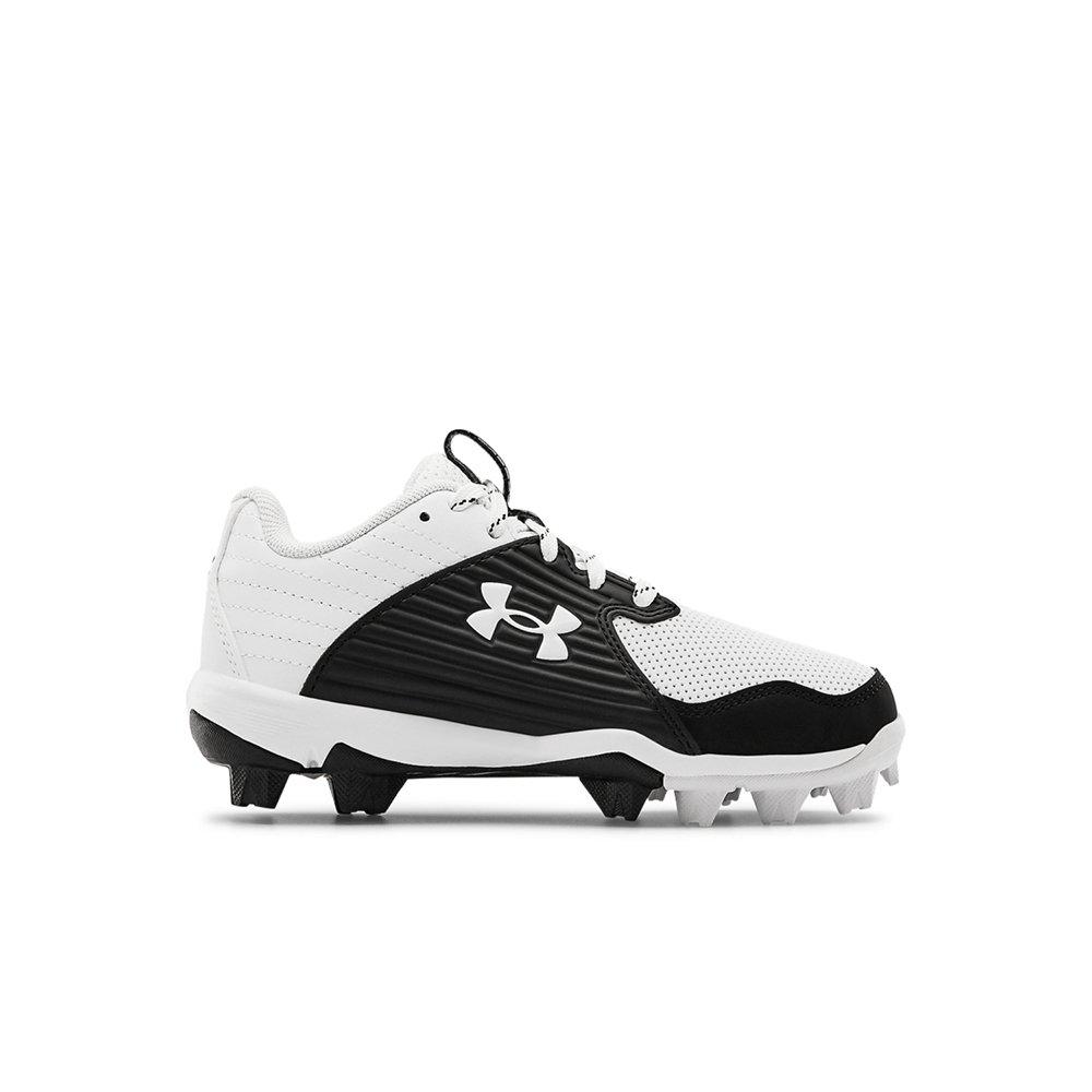 New Youth Under Armour Leadoff Low RM Baseball Cleats Black/White-Pick Size 