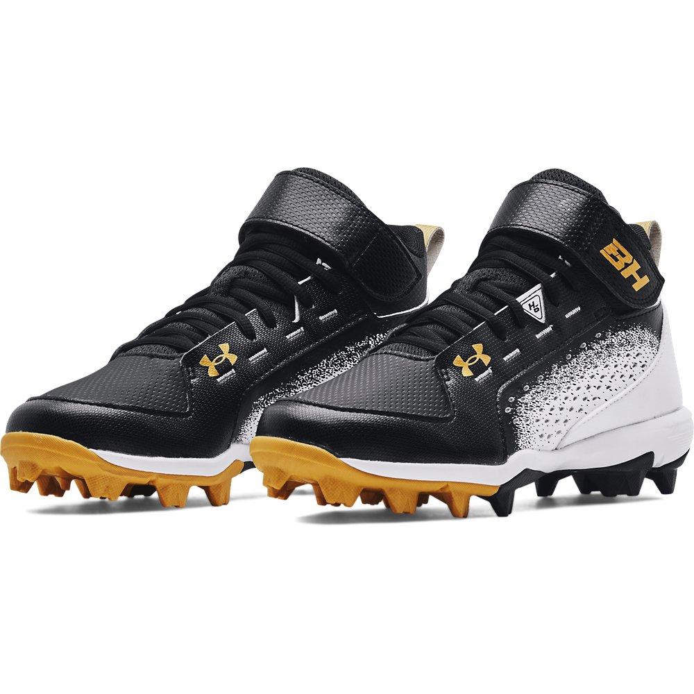 Under Armour Harper 6 Mid RM White/Midnight Navy Preschool Boys' Baseball  Cleat - Hibbett