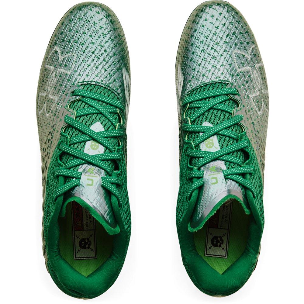 green under armor cleats