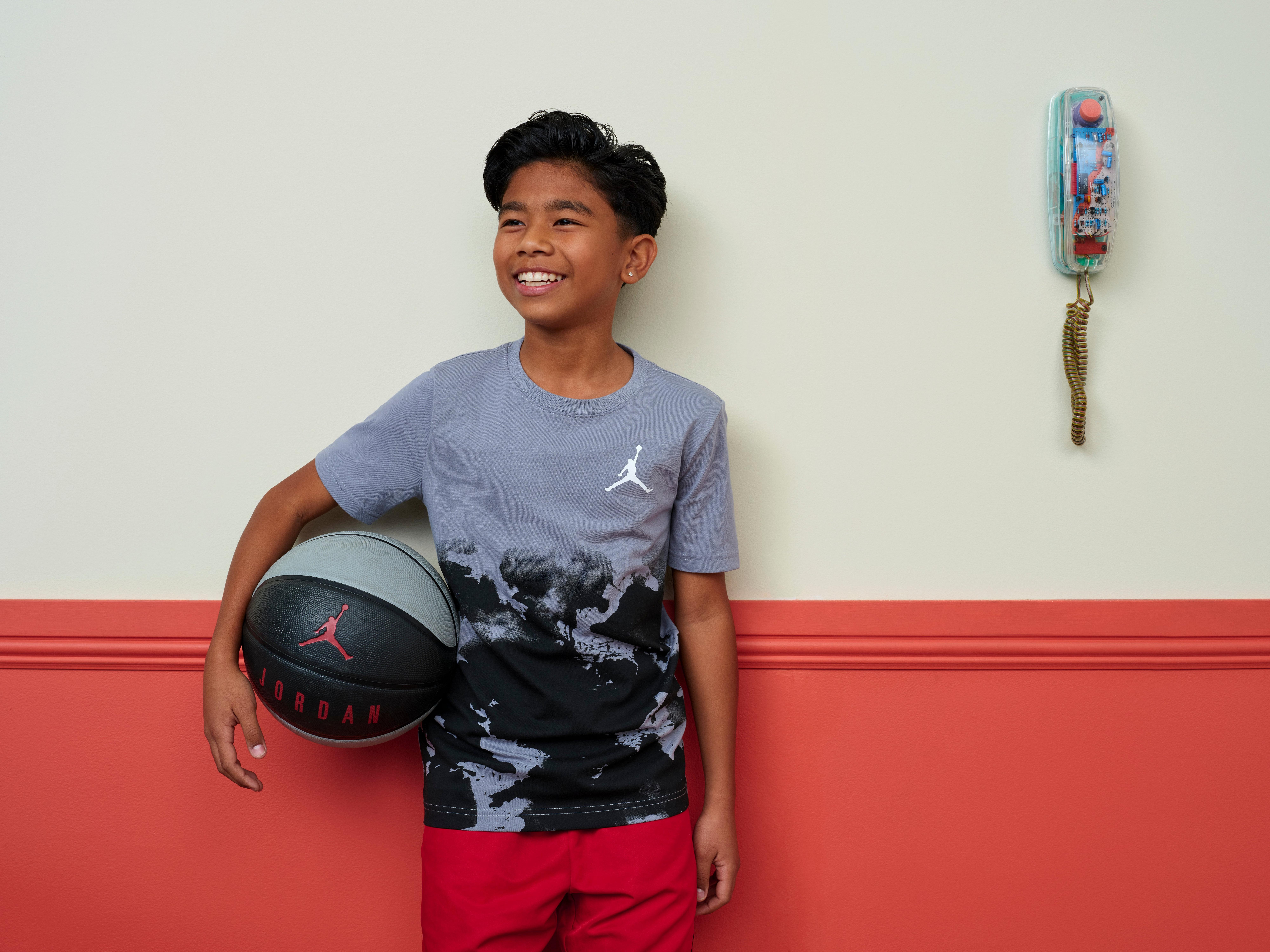 Jordan Big Boys' Jumpman Woven Play Short-Red - RED Thumbnail View 7