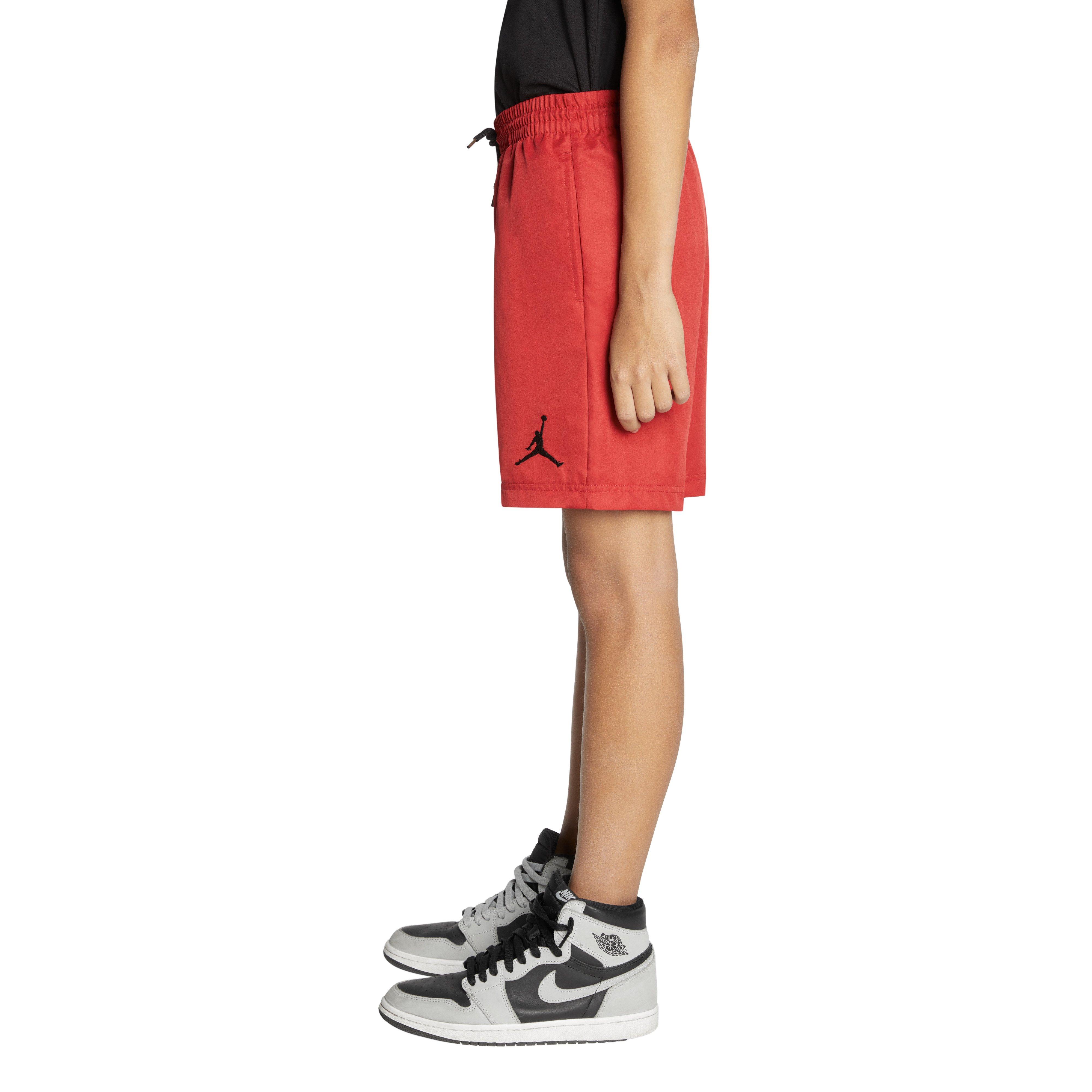 Jordan Big Boys' Jumpman Woven Play Short-Red - RED Thumbnail View 3