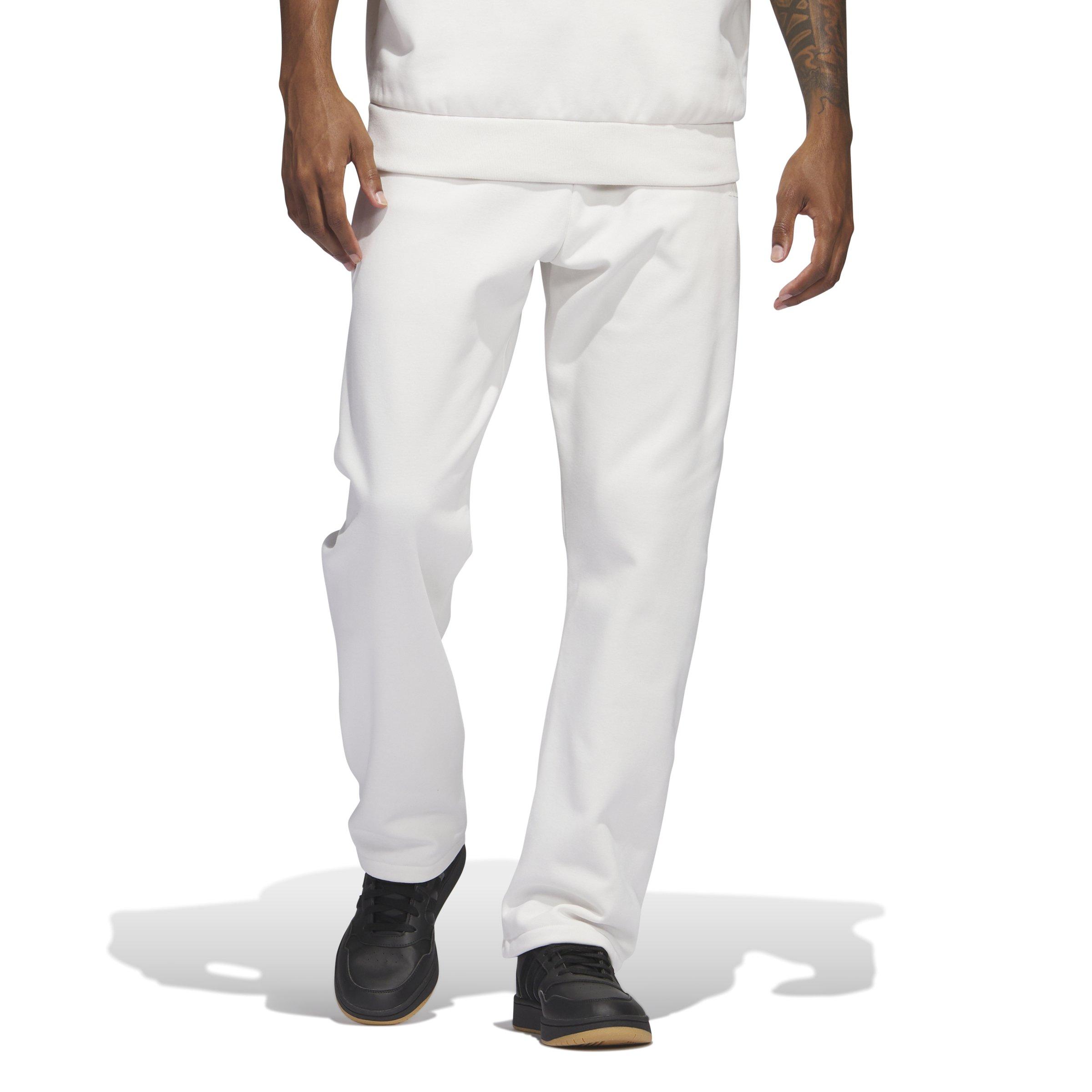 Adidas Mens Basketball Sweatpants - Talc Size XL