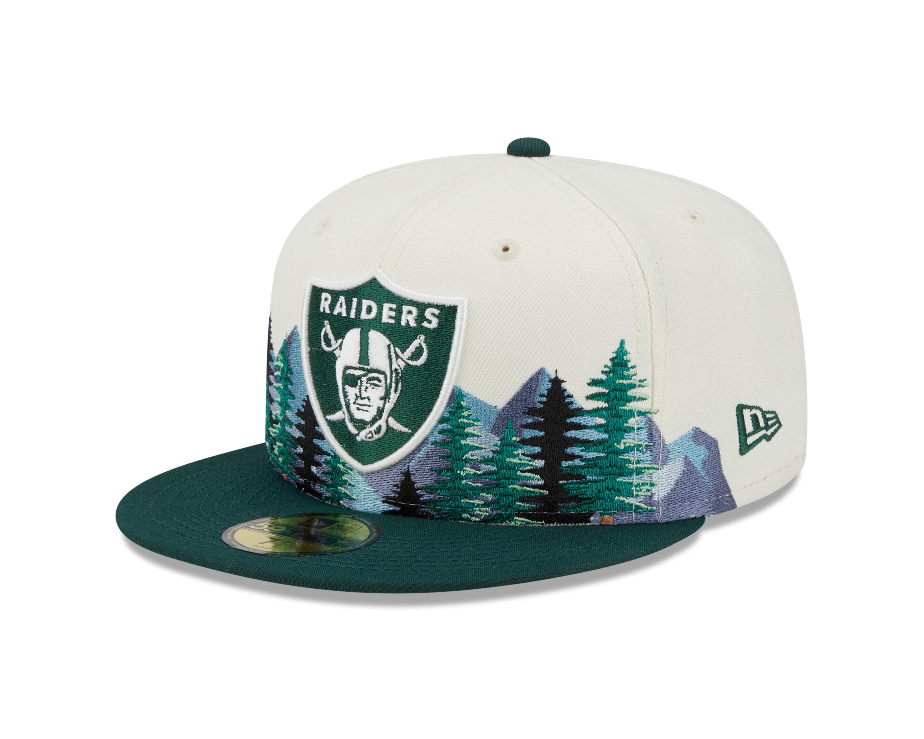 NEW ERA 59FIFTY NFL LAS VEGAS RAIDERS DARK GREEN / GREY UV FITTED CAP